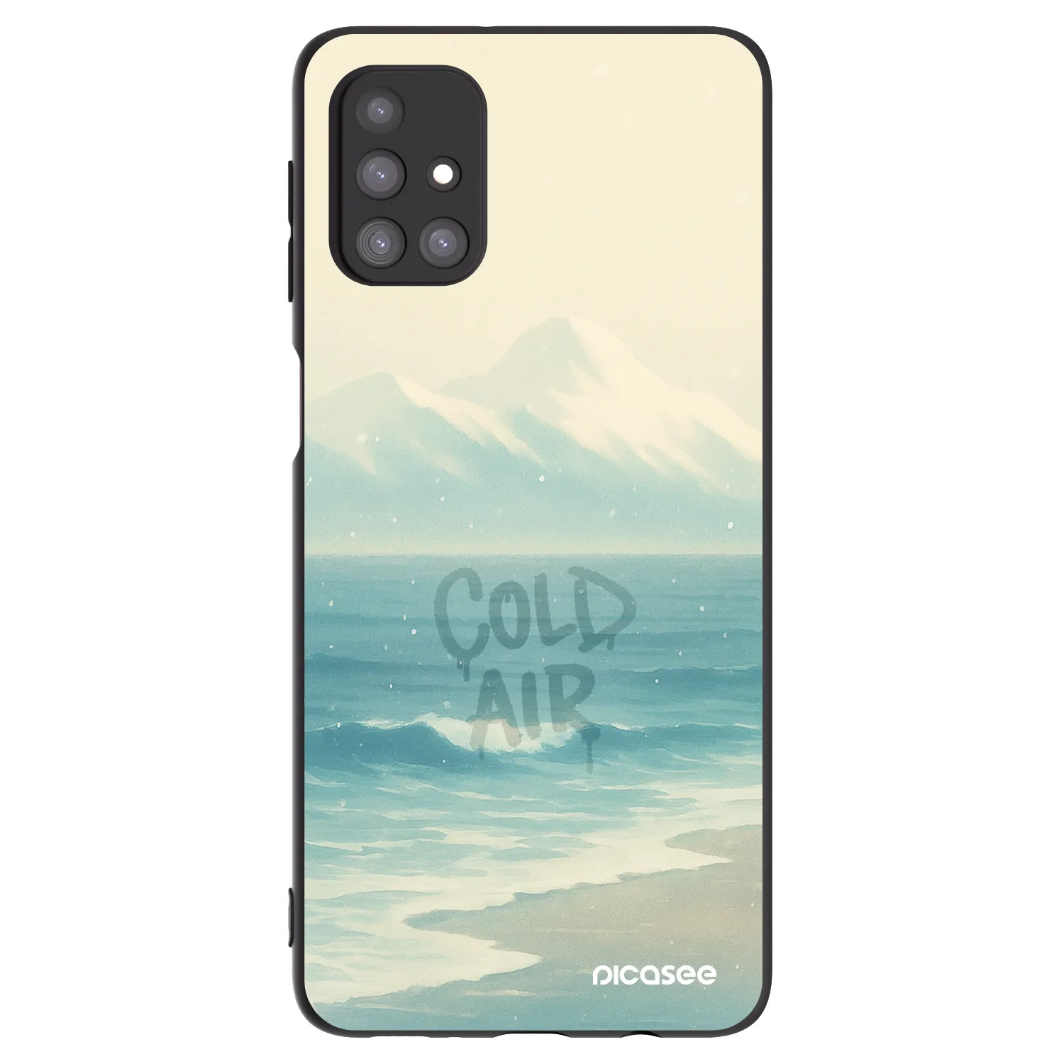 Picasee silikónový čierny obal pre Samsung Galaxy M31s - COLD AIR