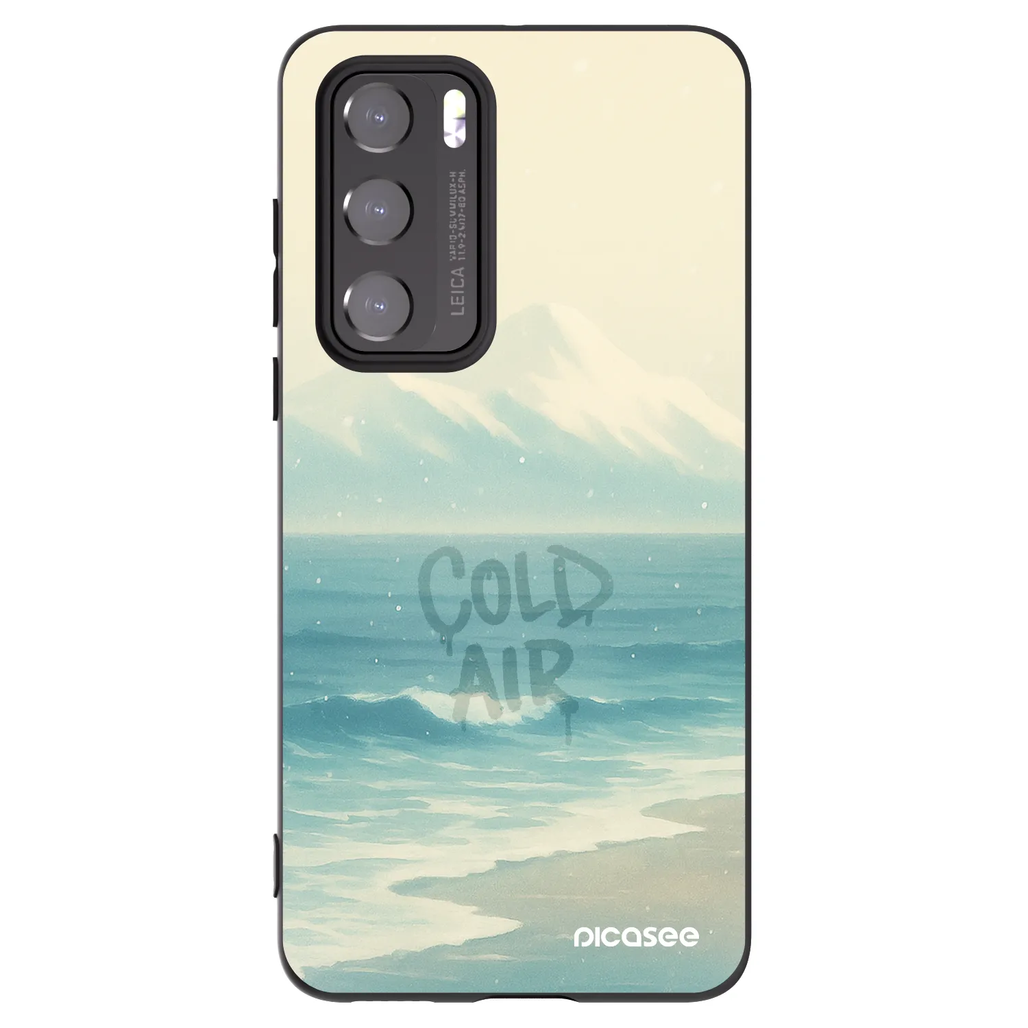 Picasee silikónový čierny obal pre Huawei P40 - COLD AIR