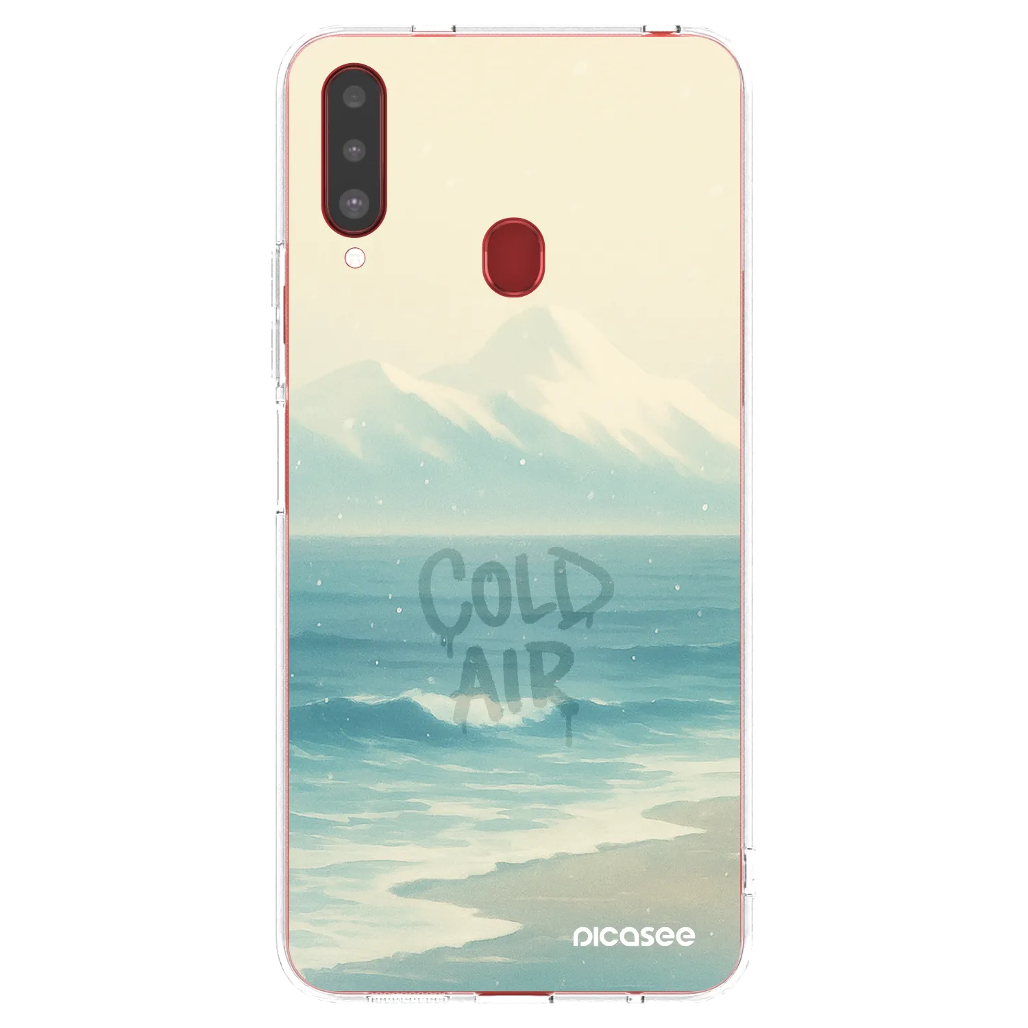 Picasee silikónový prehľadný obal pre Samsung Galaxy A20s - COLD AIR