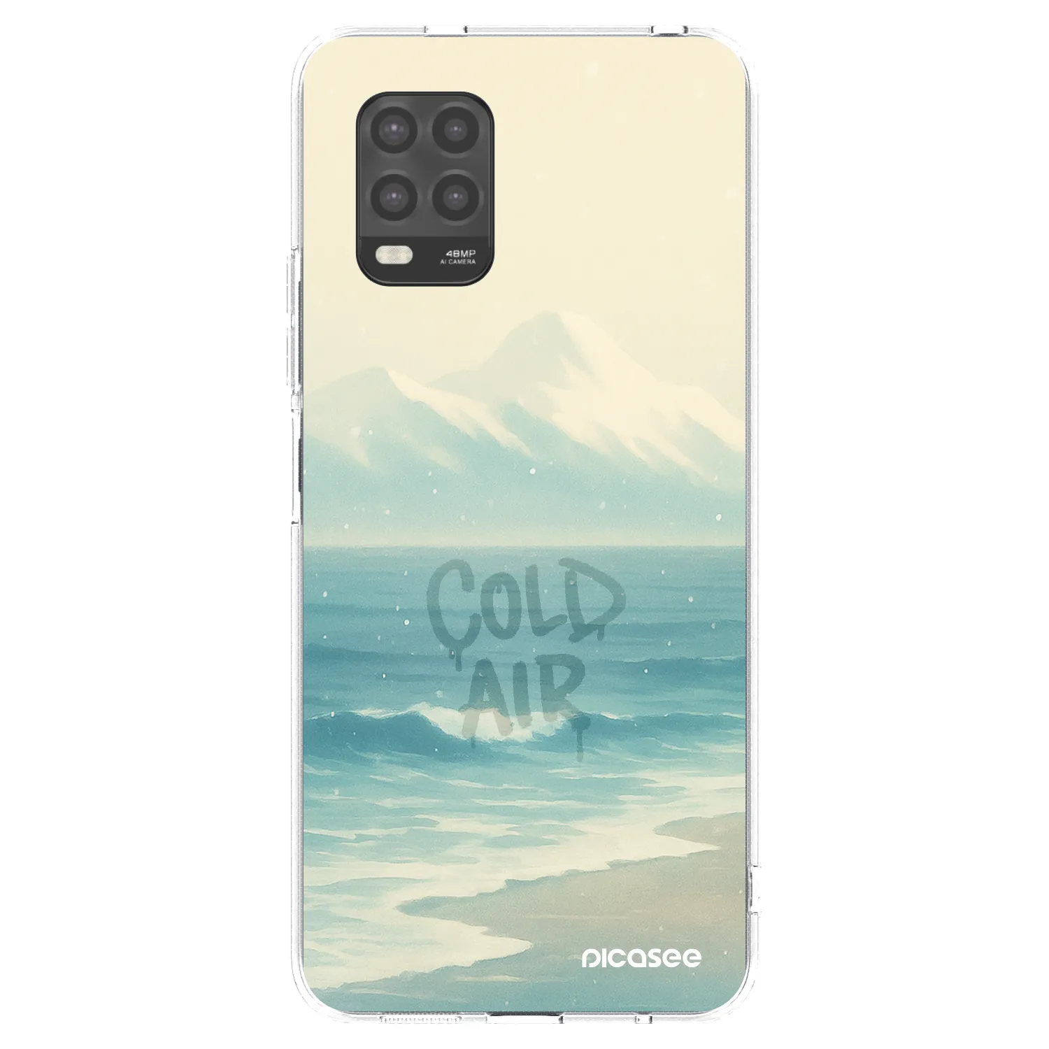 Silikónový prehľadný obal pre Xiaomi Mi 10 Lite - COLD AIR