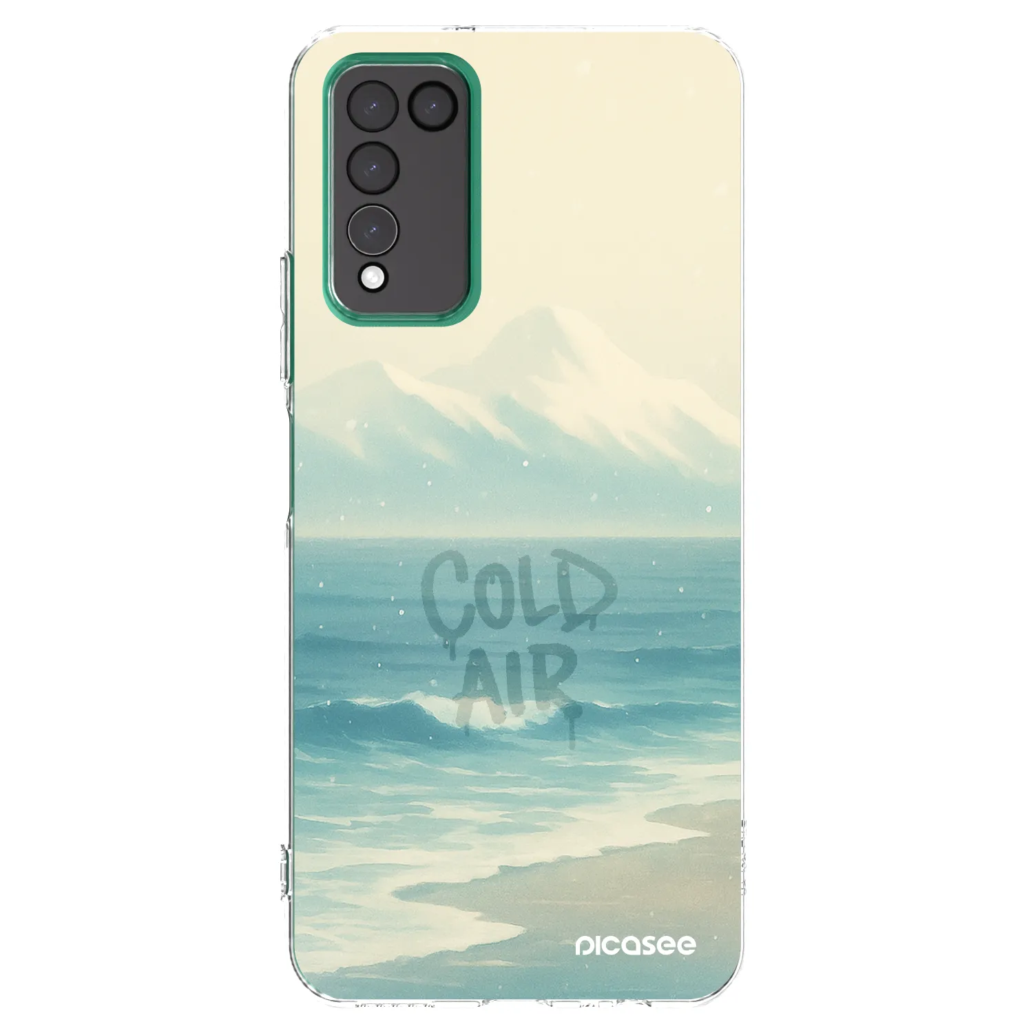 Picasee silikónový prehľadný obal pre Honor 10X Lite - COLD AIR