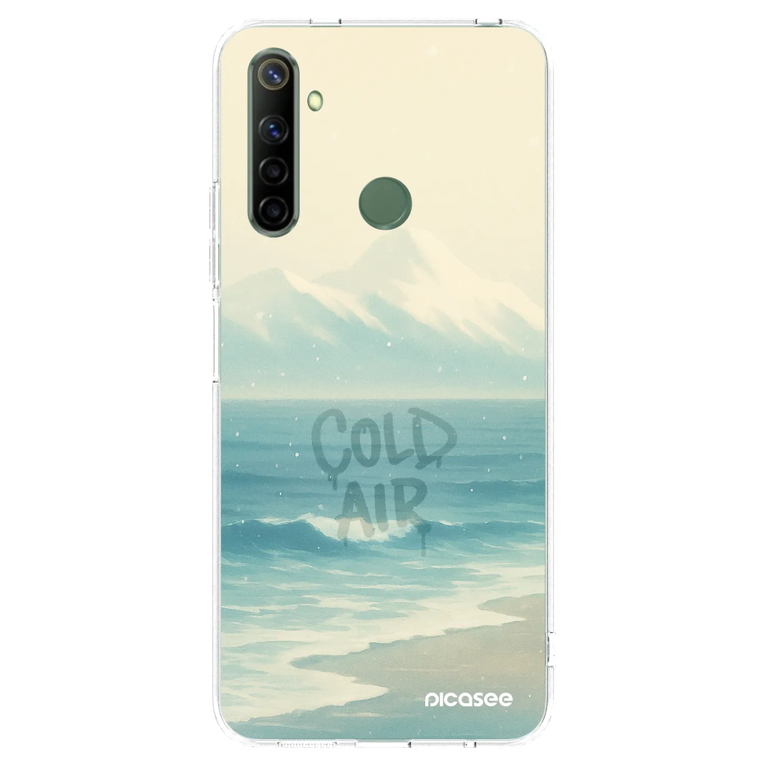 Picasee silikónový prehľadný obal pre Realme 6i - COLD AIR