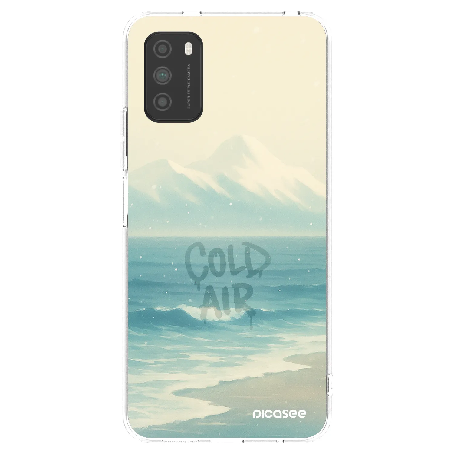 Silikónový prehľadný obal pre Xiaomi Poco M3 - COLD AIR