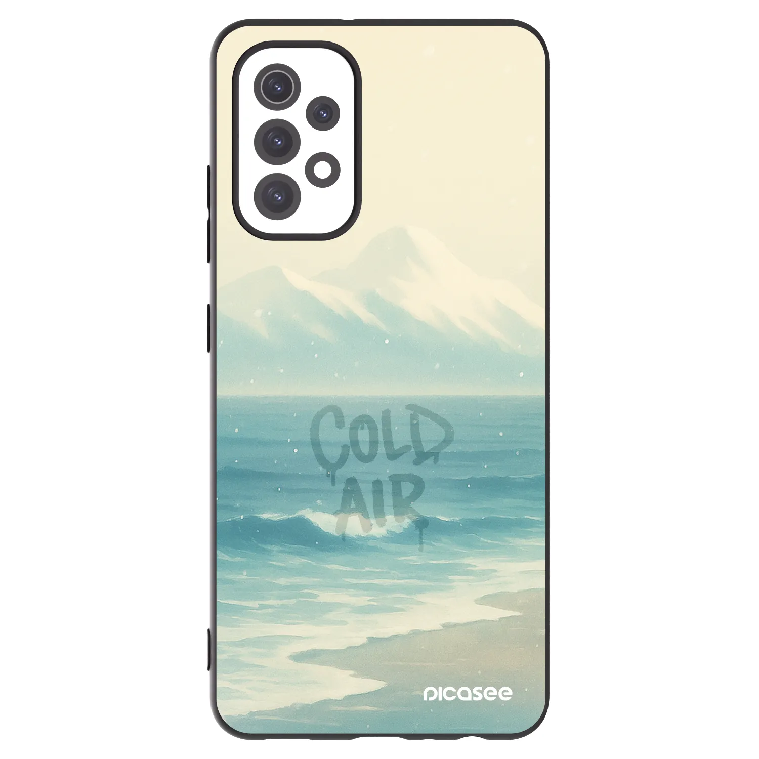 Picasee silikónový čierny obal pre Samsung Galaxy A32 5G A326B - COLD AIR