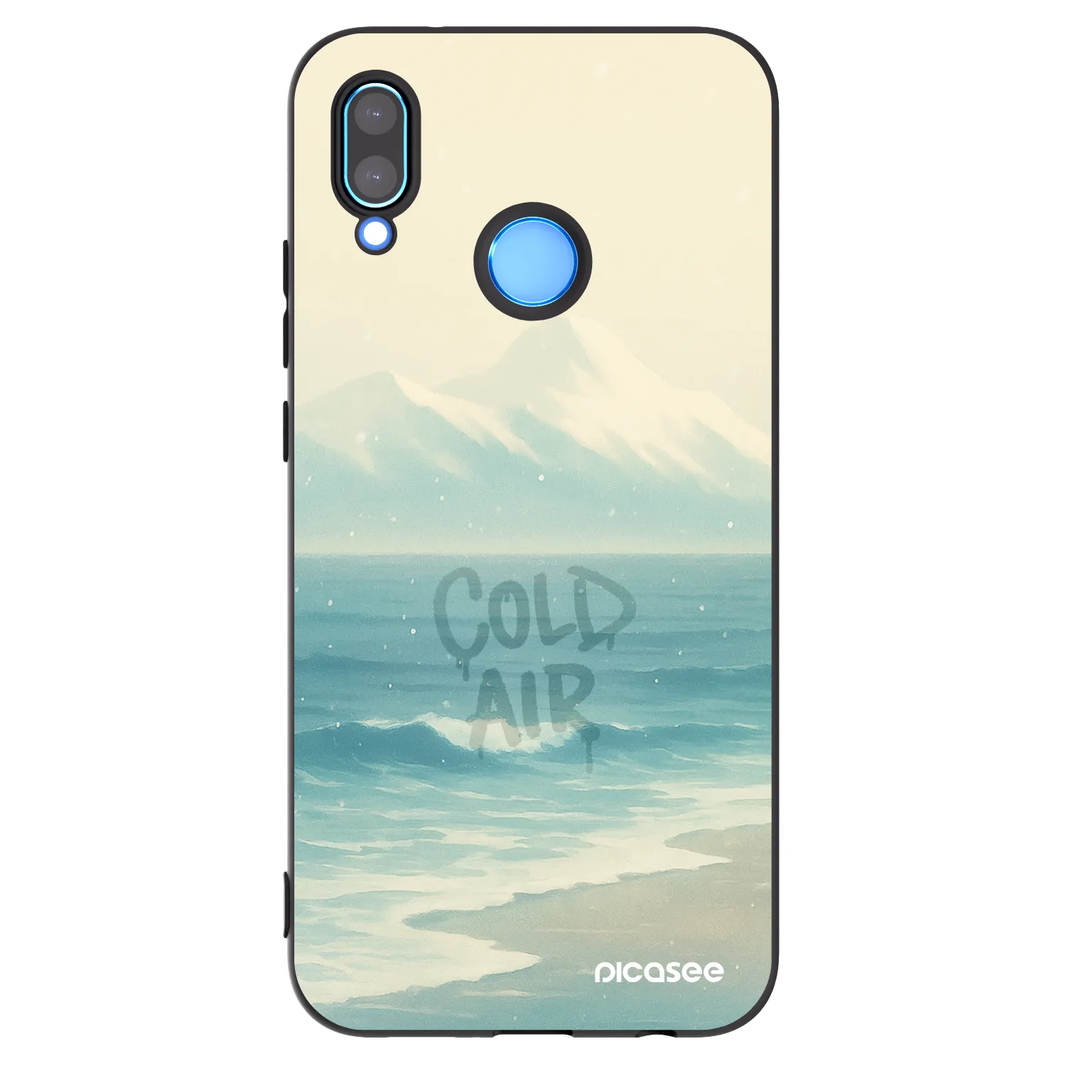 Picasee silikónový čierny obal pre Huawei P20 Lite - COLD AIR