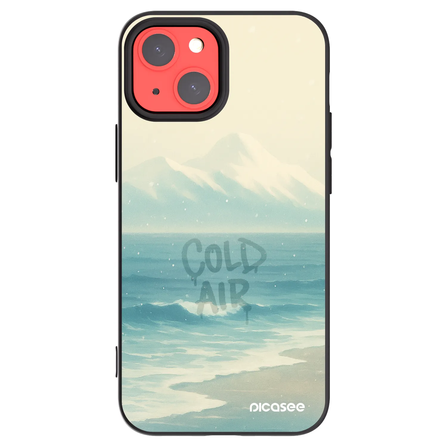 Picasee silikónový čierny obal pre Apple iPhone 13 mini - COLD AIR