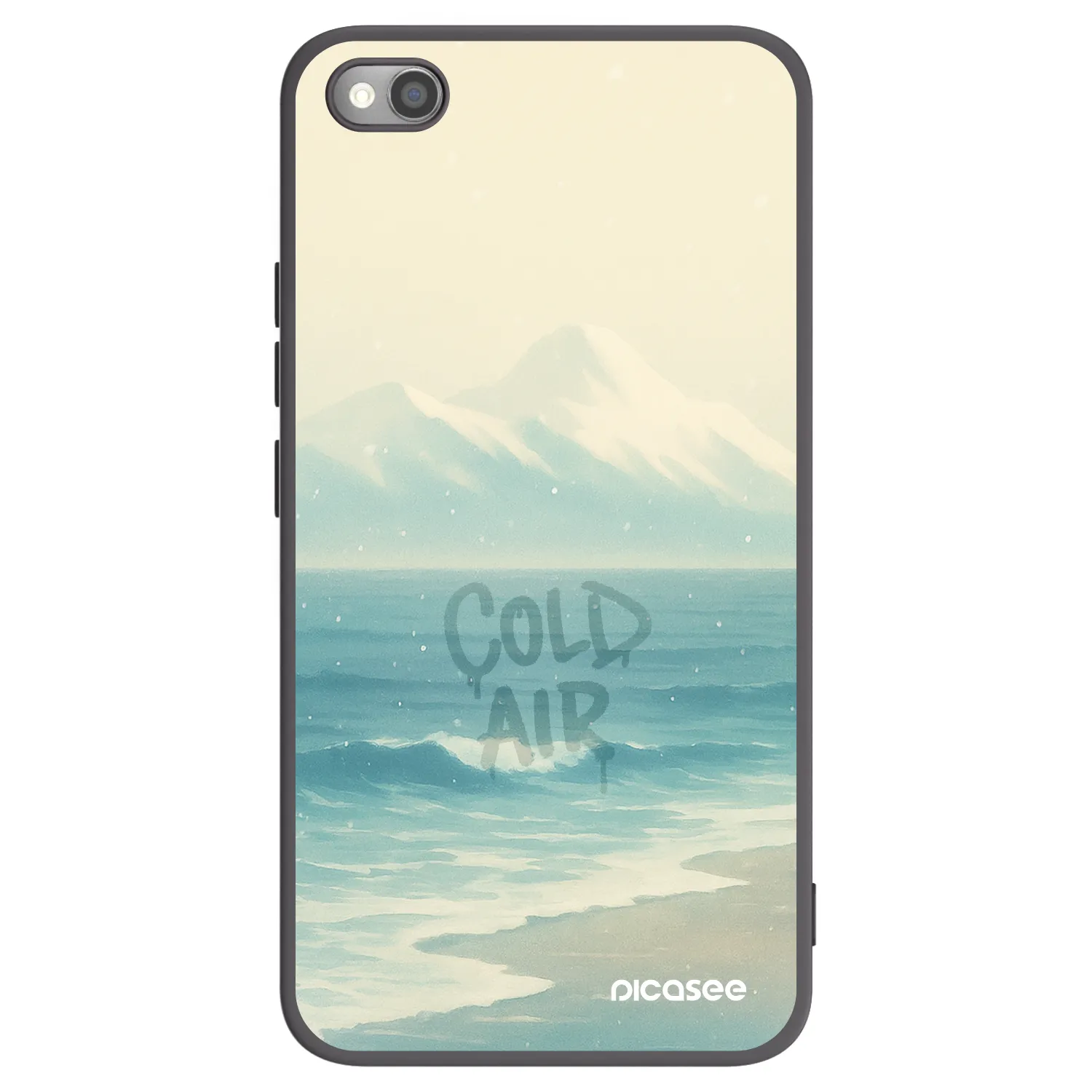 Picasee silikónový čierny obal pre Xiaomi Redmi Note 11S 5G - COLD AIR