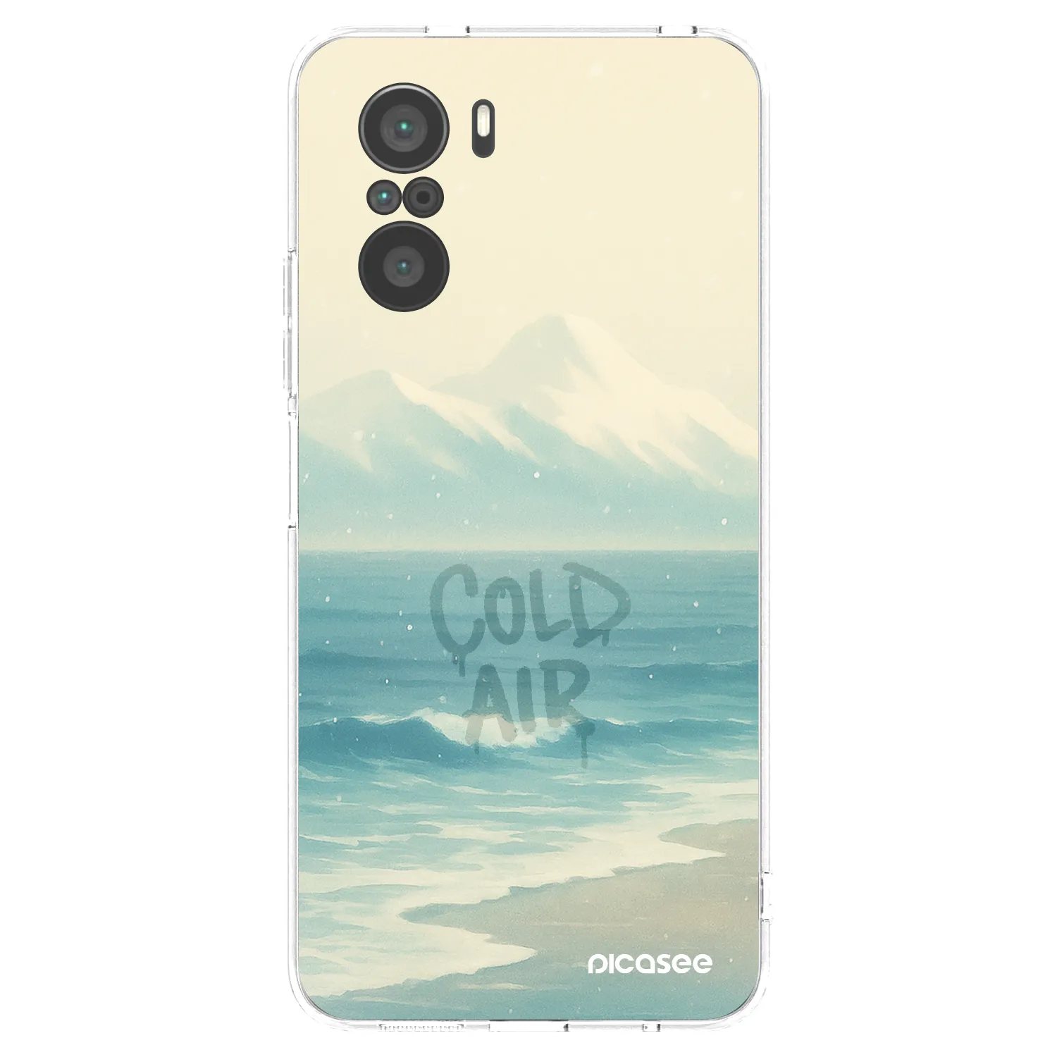 Picasee silikónový prehľadný obal pre Xiaomi Poco F3 - COLD AIR