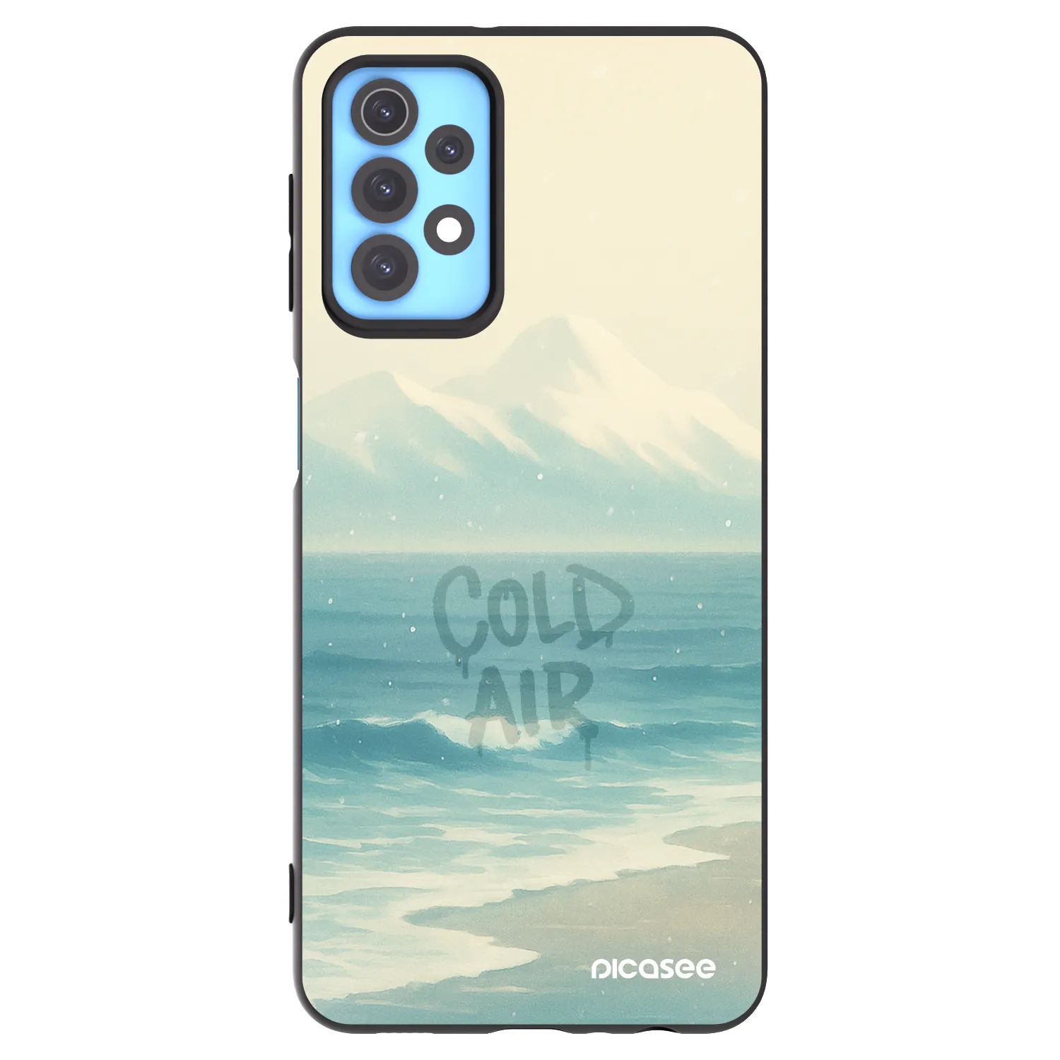 Picasee silikónový čierny obal pre Samsung Galaxy A32 4G SM-A325F - COLD AIR