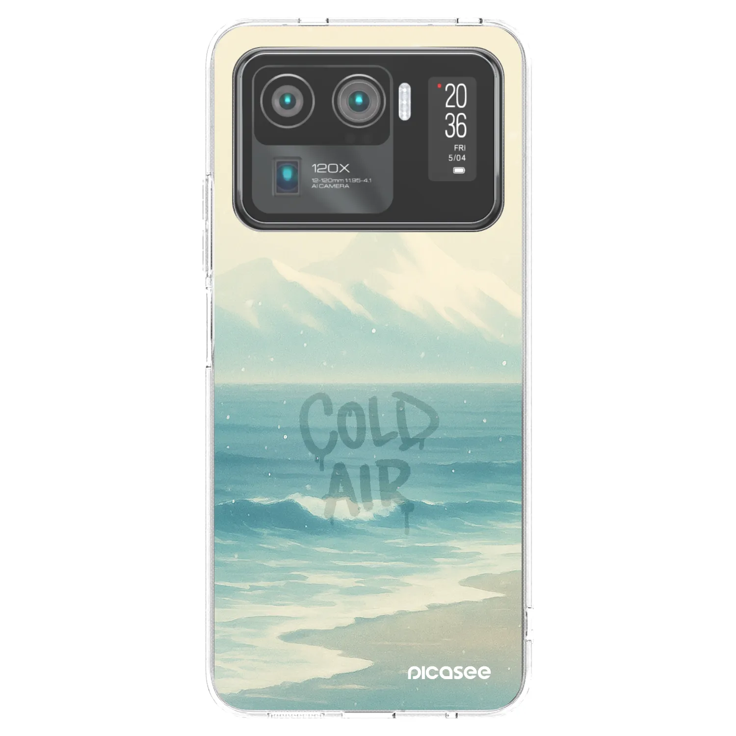 Picasee silikónový prehľadný obal pre Xiaomi Mi 11 Ultra - COLD AIR