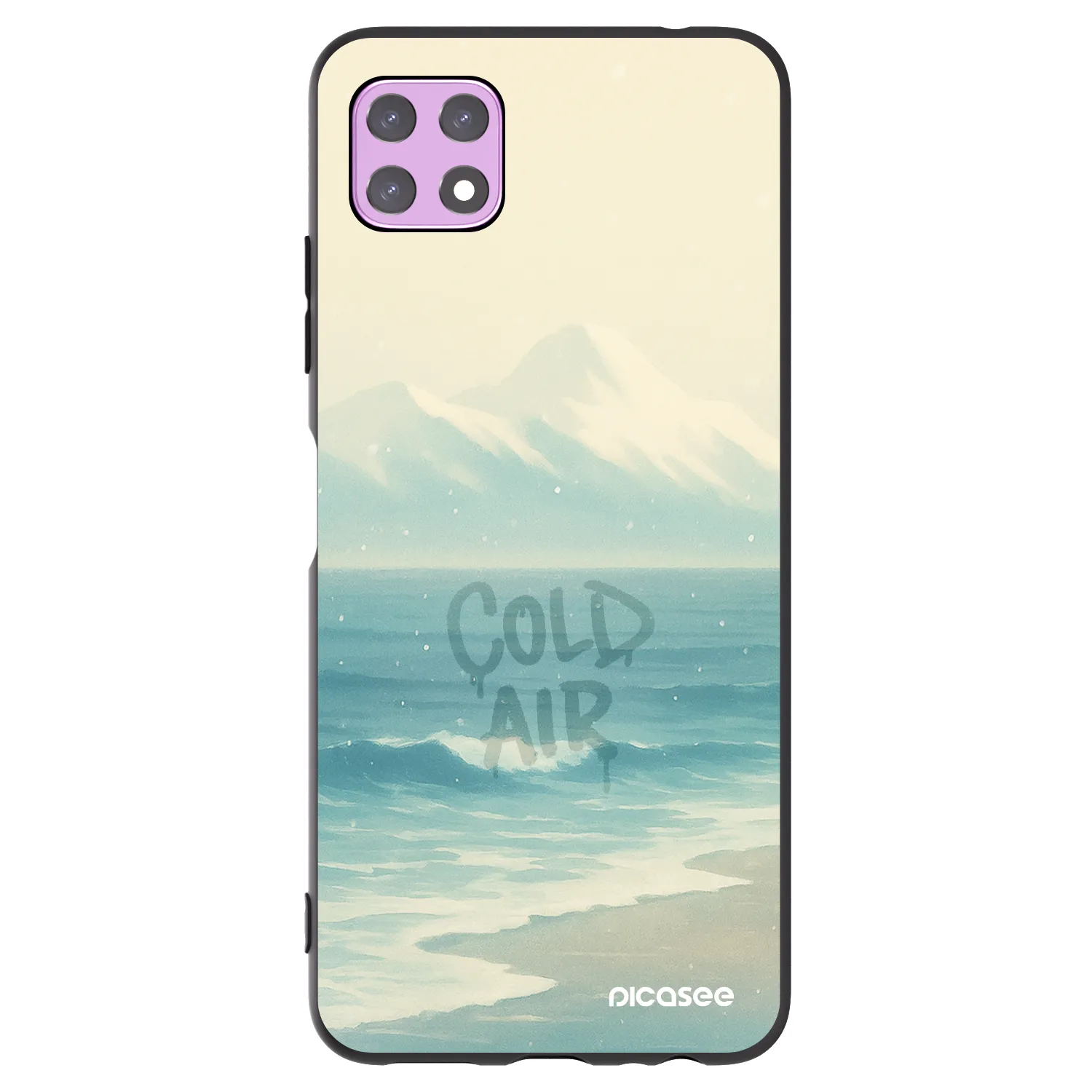 Picasee silikónový čierny obal pre Samsung Galaxy A22 A226B 5G - COLD AIR