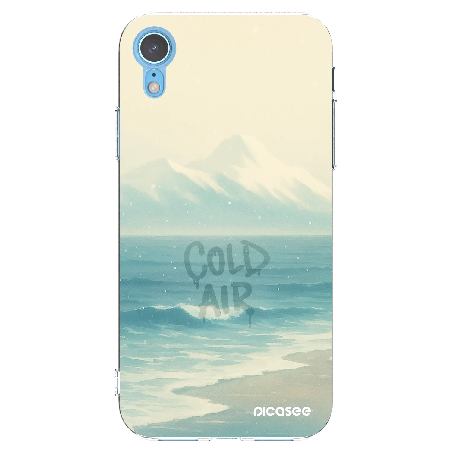 Picasee silikónový prehľadný obal pre Apple iPhone XR - COLD AIR