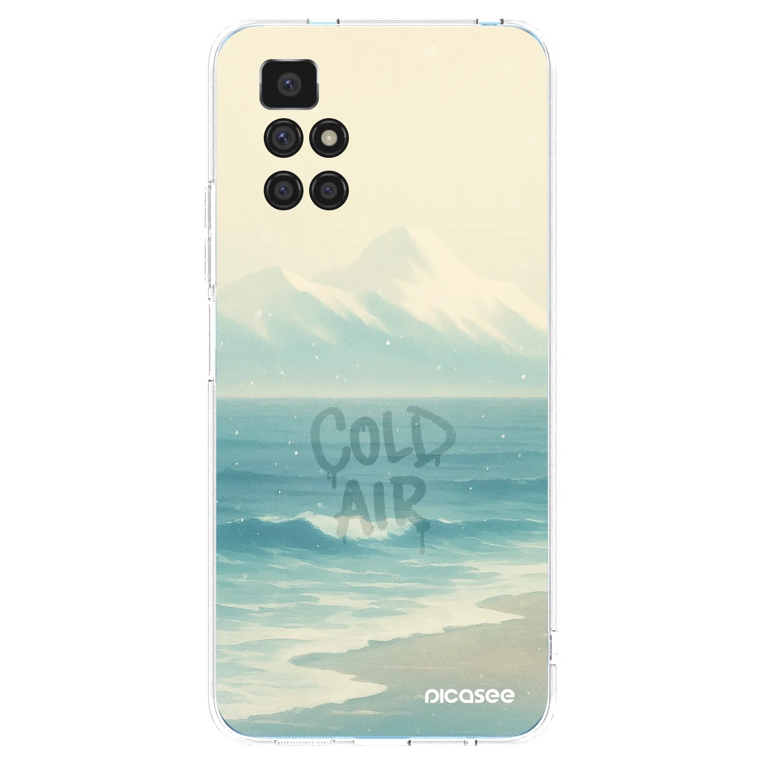 Silikónový prehľadný obal pre Xiaomi Redmi 10 - COLD AIR