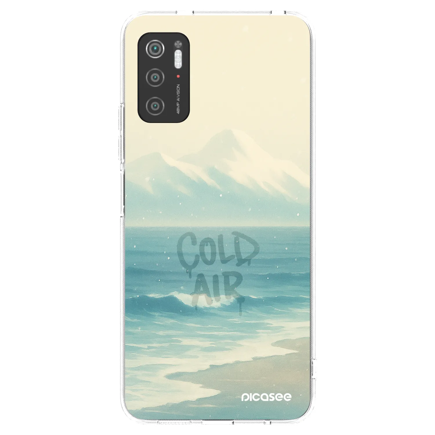 Picasee silikónový prehľadný obal pre Xiaomi Poco M3 Pro 5G - COLD AIR