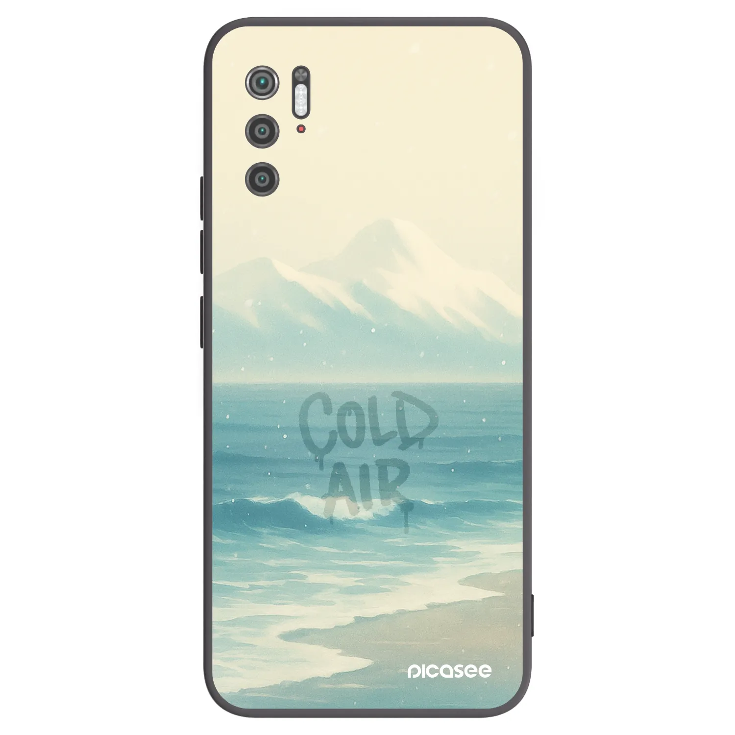 Picasee silikónový čierny obal pre Xiaomi Poco M3 Pro 5G - COLD AIR
