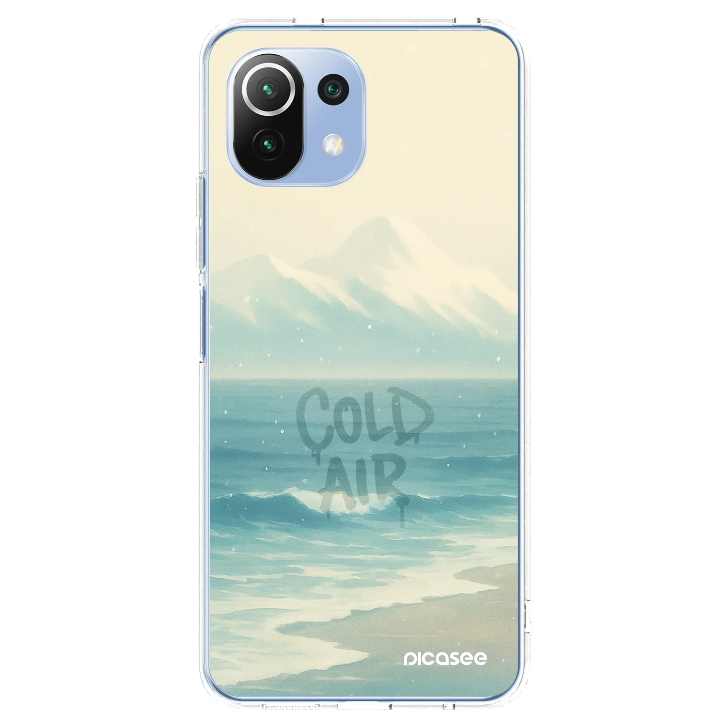 Picasee silikónový prehľadný obal pre Xiaomi 11 Lite 5G NE - COLD AIR