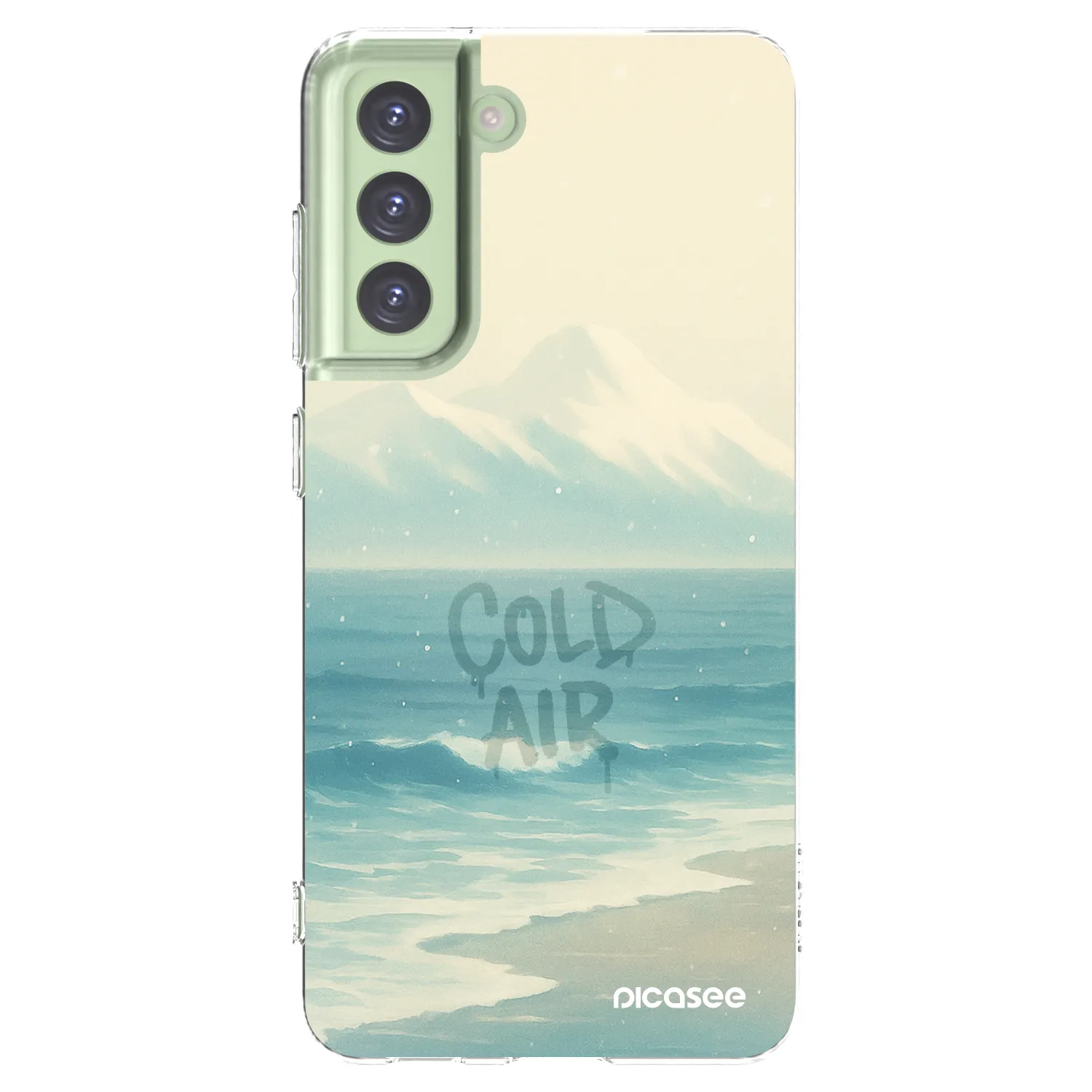 Picasee silikónový prehľadný obal pre Samsung Galaxy S21 FE 5G - COLD AIR