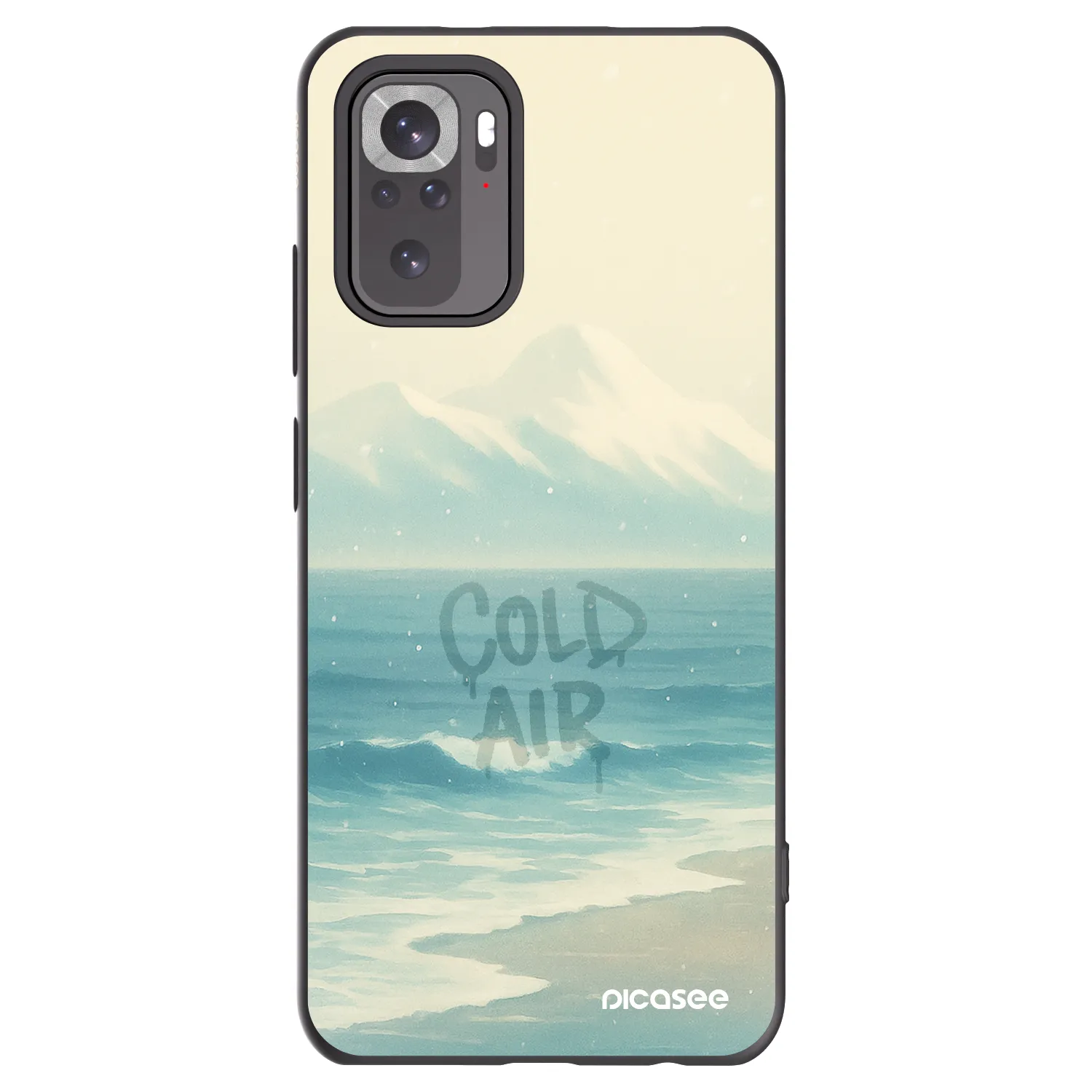 Picasee silikónový čierny obal pre Xiaomi Redmi Note 11S 4G - COLD AIR