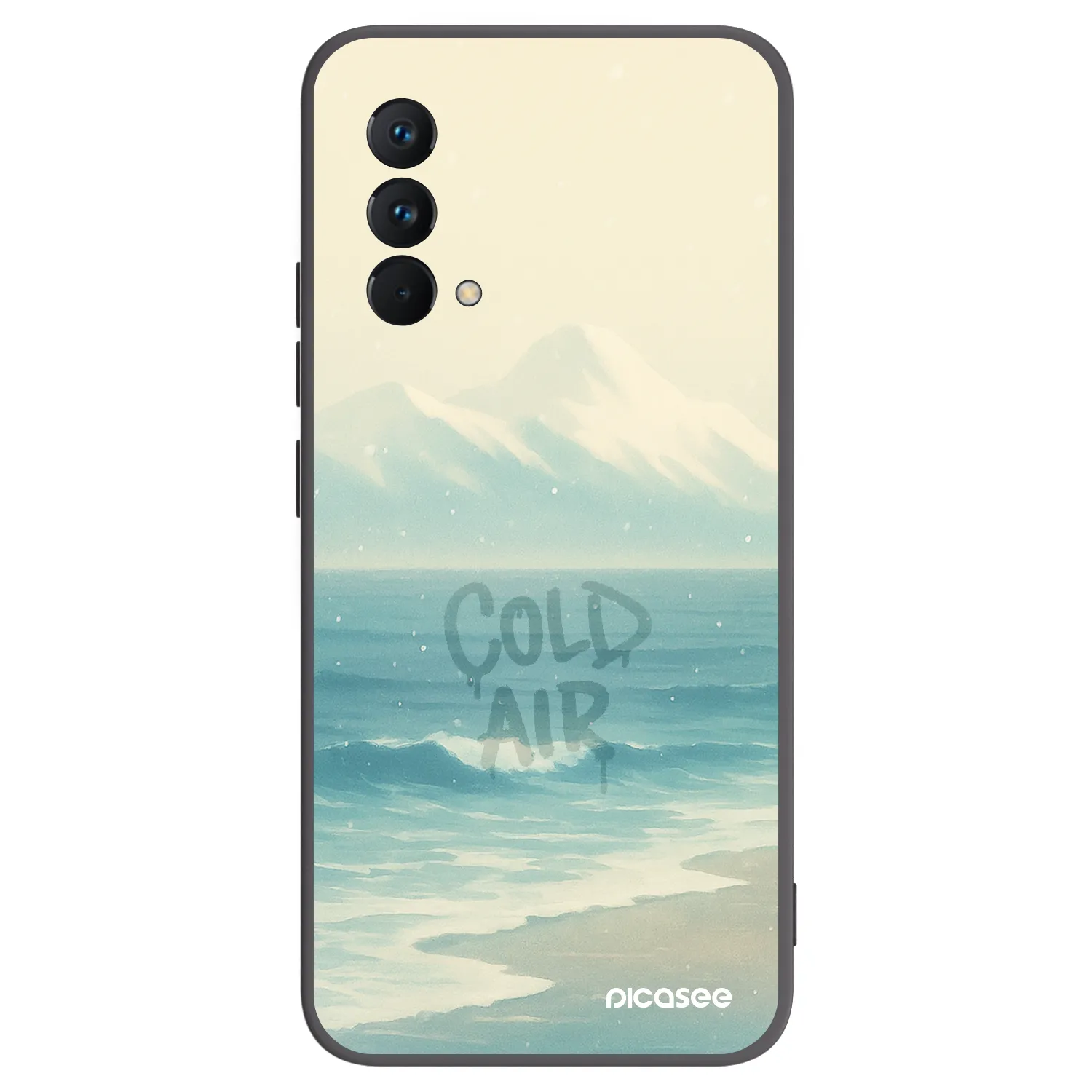 Picasee silikónový čierny obal pre Realme GT Master Edition 5G - COLD AIR