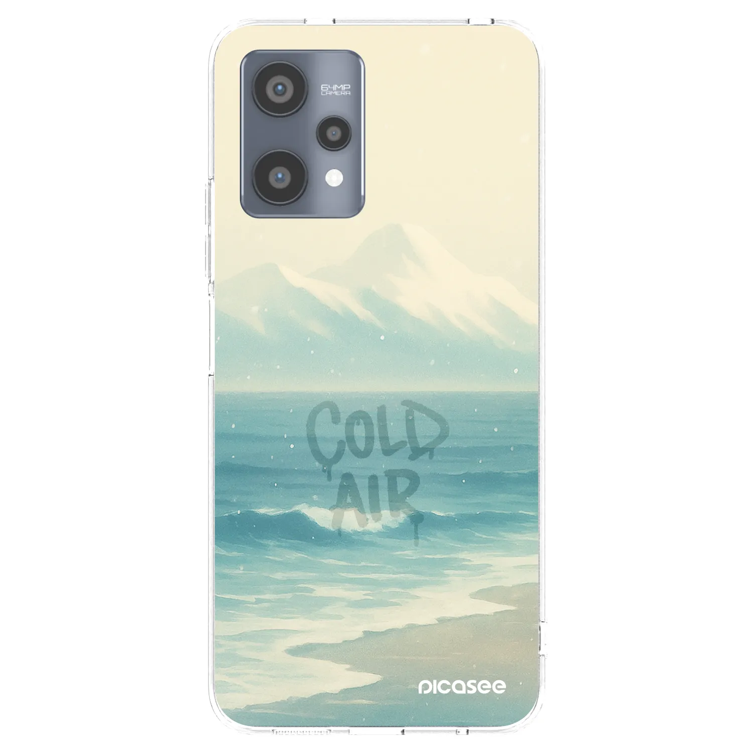 Picasee silikónový prehľadný obal pre Realme 9 Pro 5G - COLD AIR