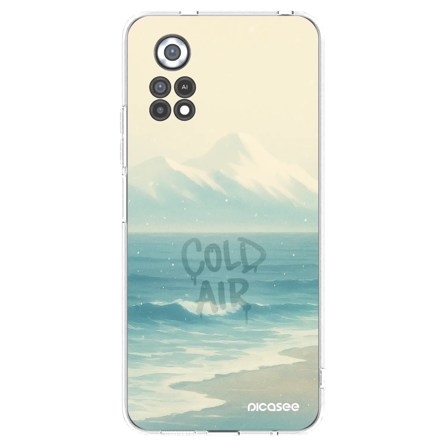 Picasee silikónový prehľadný obal pre Xiaomi Poco X4 Pro 5G - COLD AIR