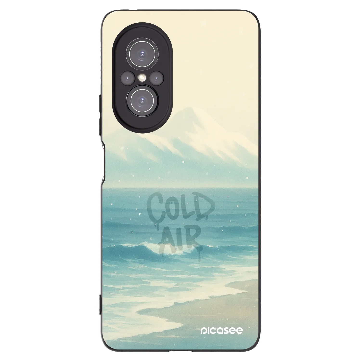 Picasee silikónový čierny obal pre Huawei Nova 9 SE - COLD AIR