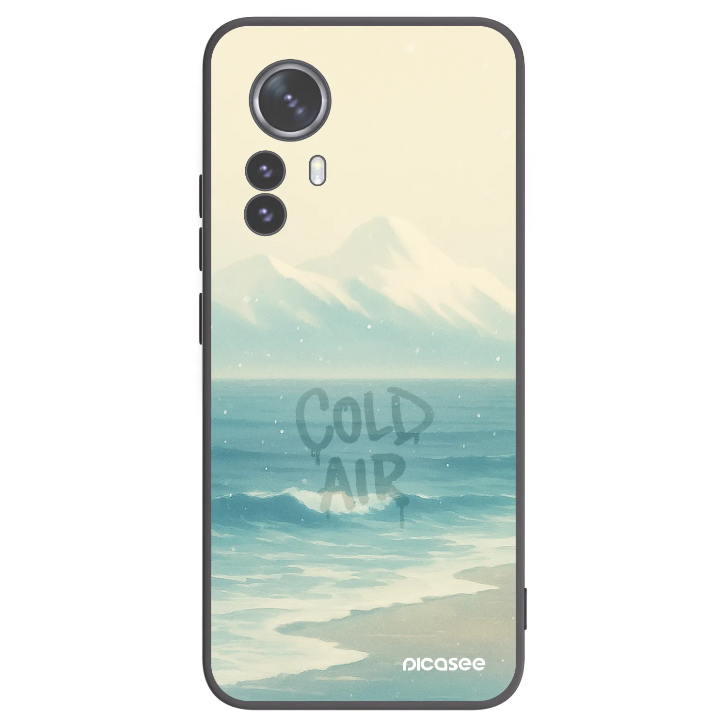 Picasee silikónový čierny obal pre Xiaomi 12 Pro - COLD AIR