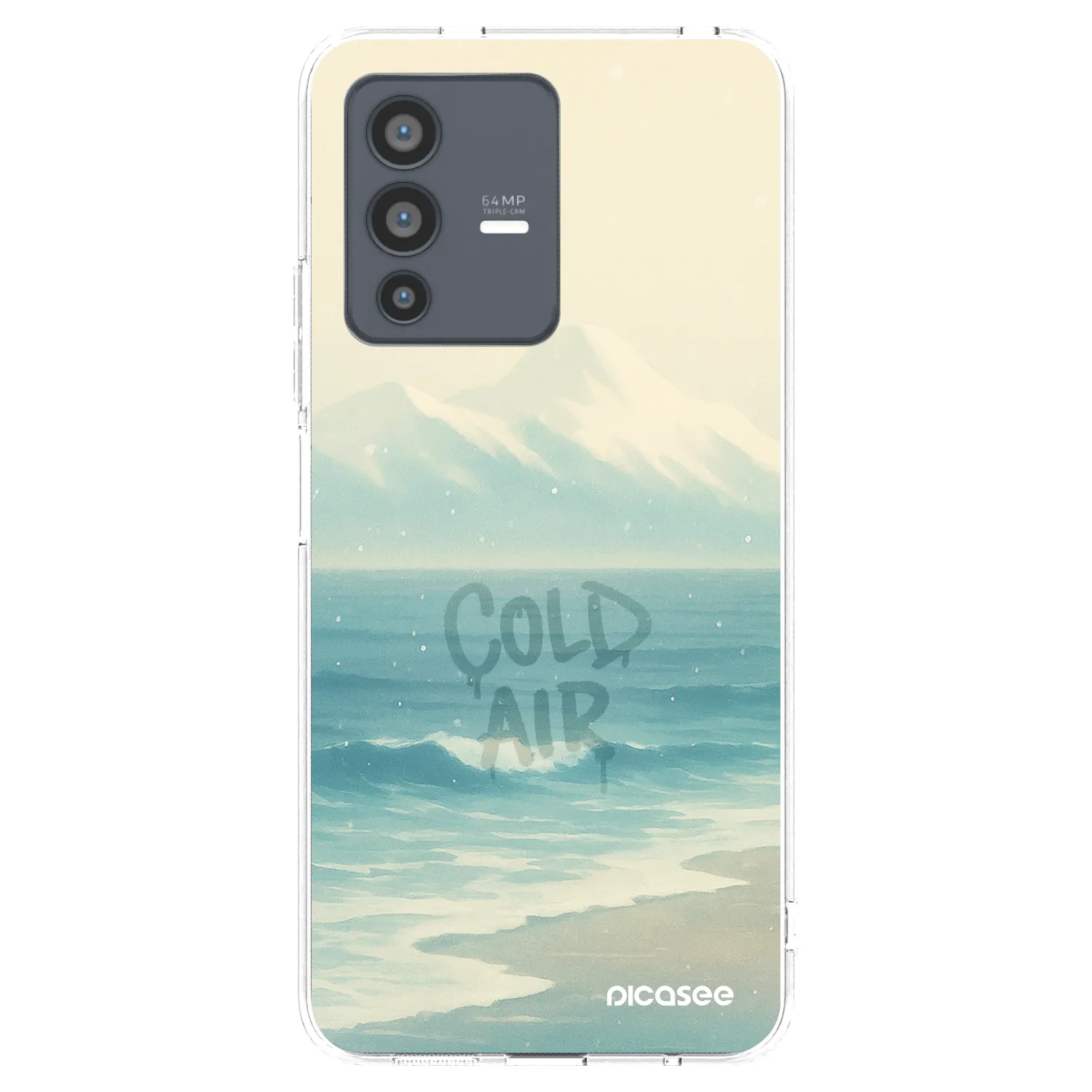 Picasee silikónový prehľadný obal pre Vivo V23 5G - COLD AIR