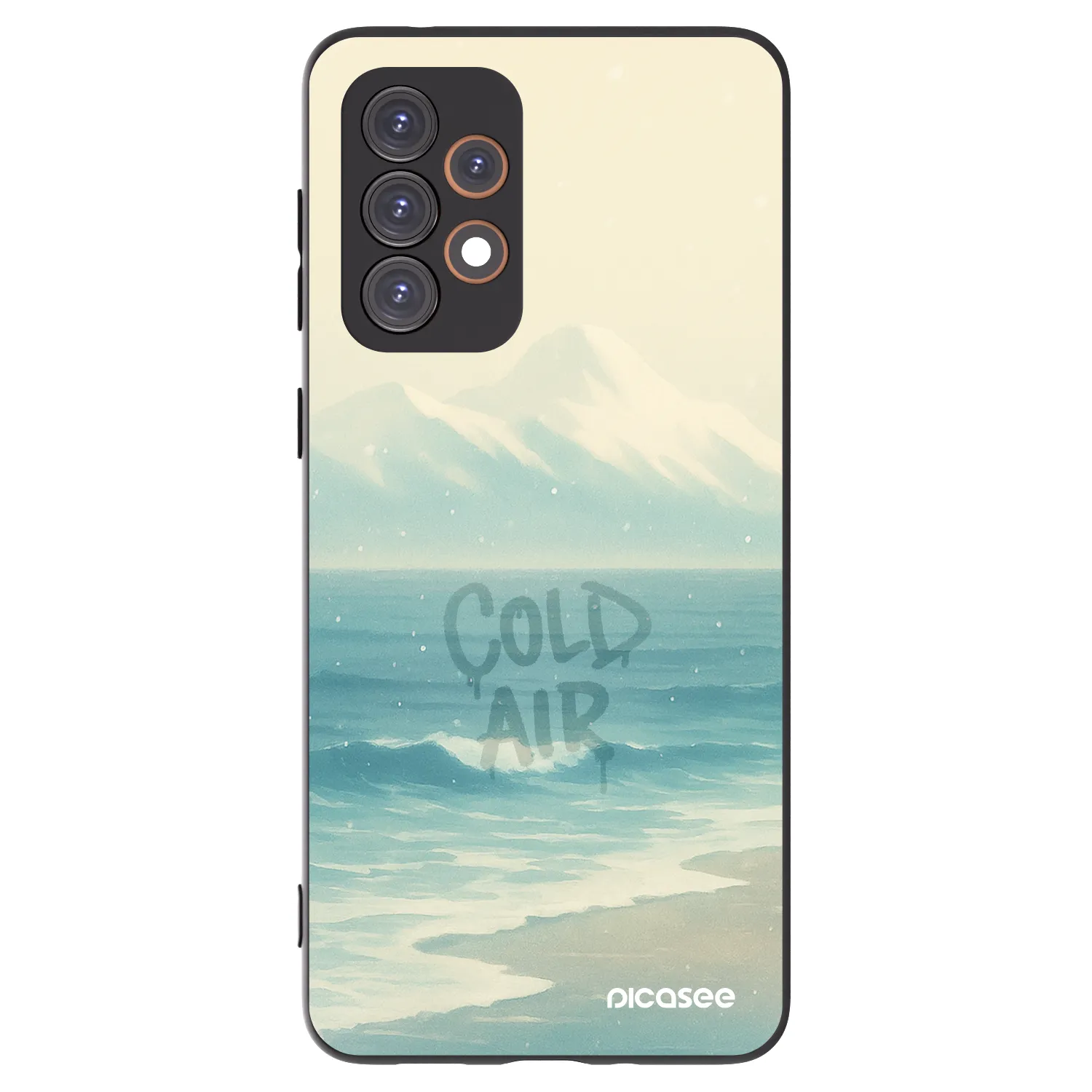 Picasee silikónový čierny obal pre Samsung Galaxy A33 5G A336 - COLD AIR