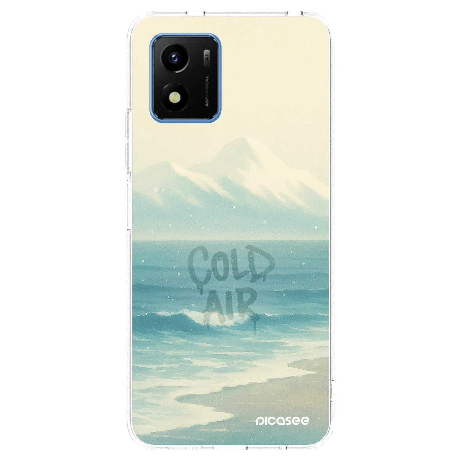 Picasee silikónový prehľadný obal pre Vivo Y01 - COLD AIR