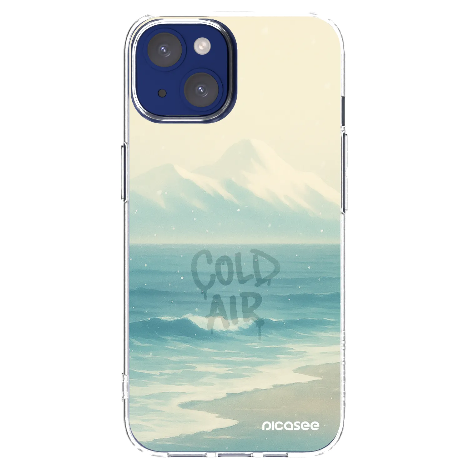 Silikónový prehľadný obal pre Apple iPhone 14 - COLD AIR