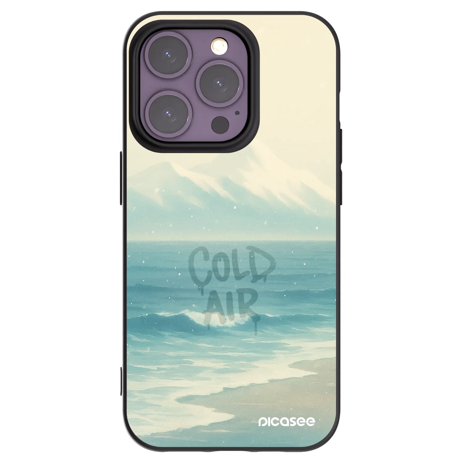 Silikónový čierny obal pre Apple iPhone 14 Pro - COLD AIR