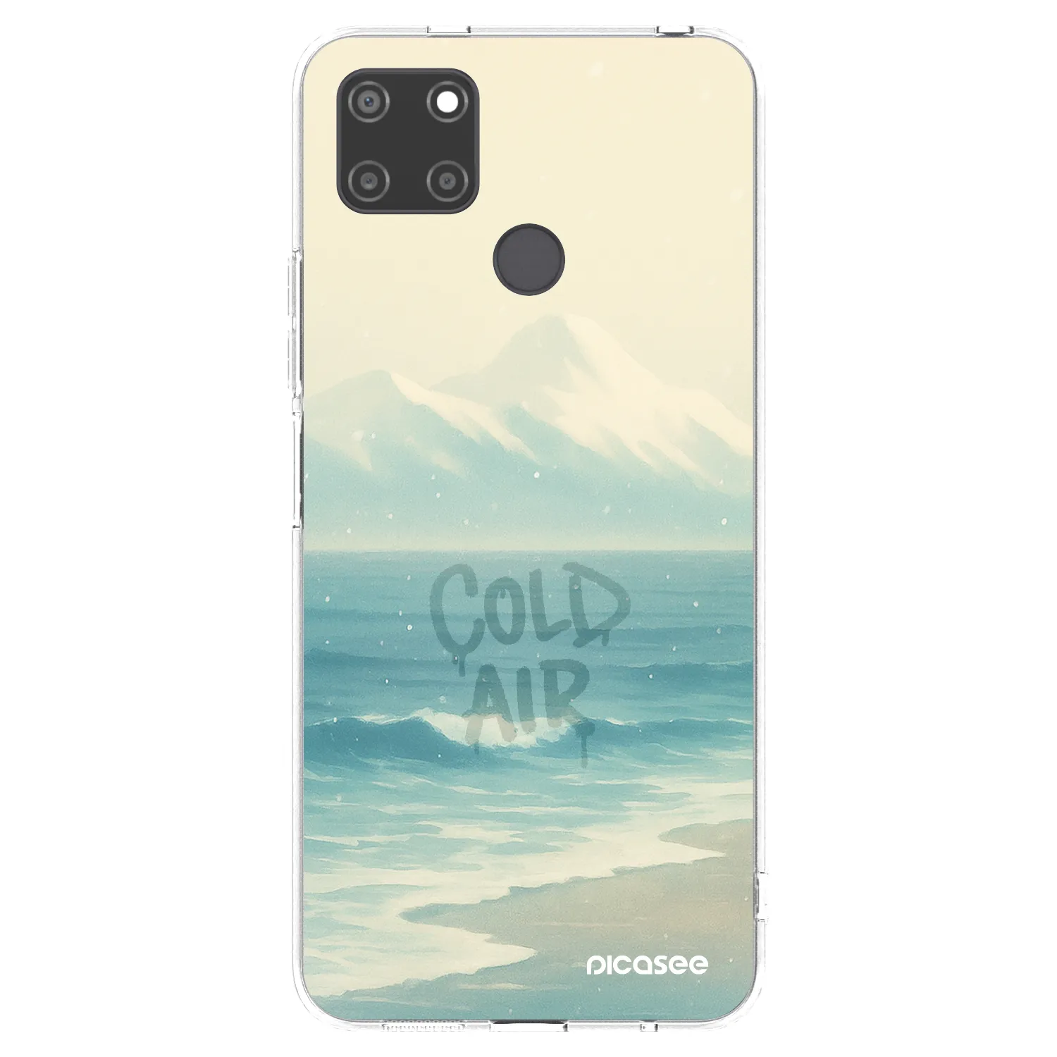 Picasee silikónový prehľadný obal pre Realme C21Y - COLD AIR