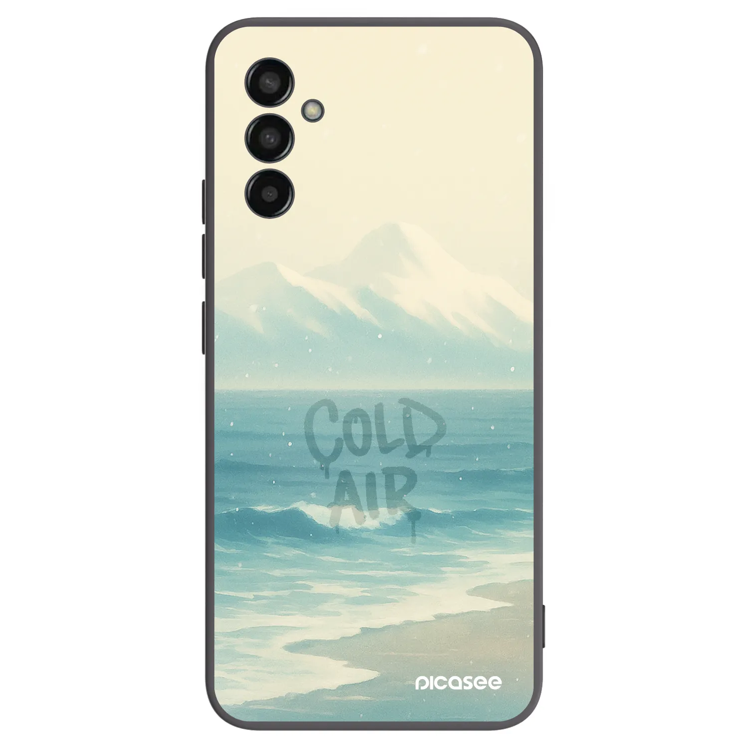 Picasee silikónový čierny obal pre Samsung Galaxy M13 M135F - COLD AIR