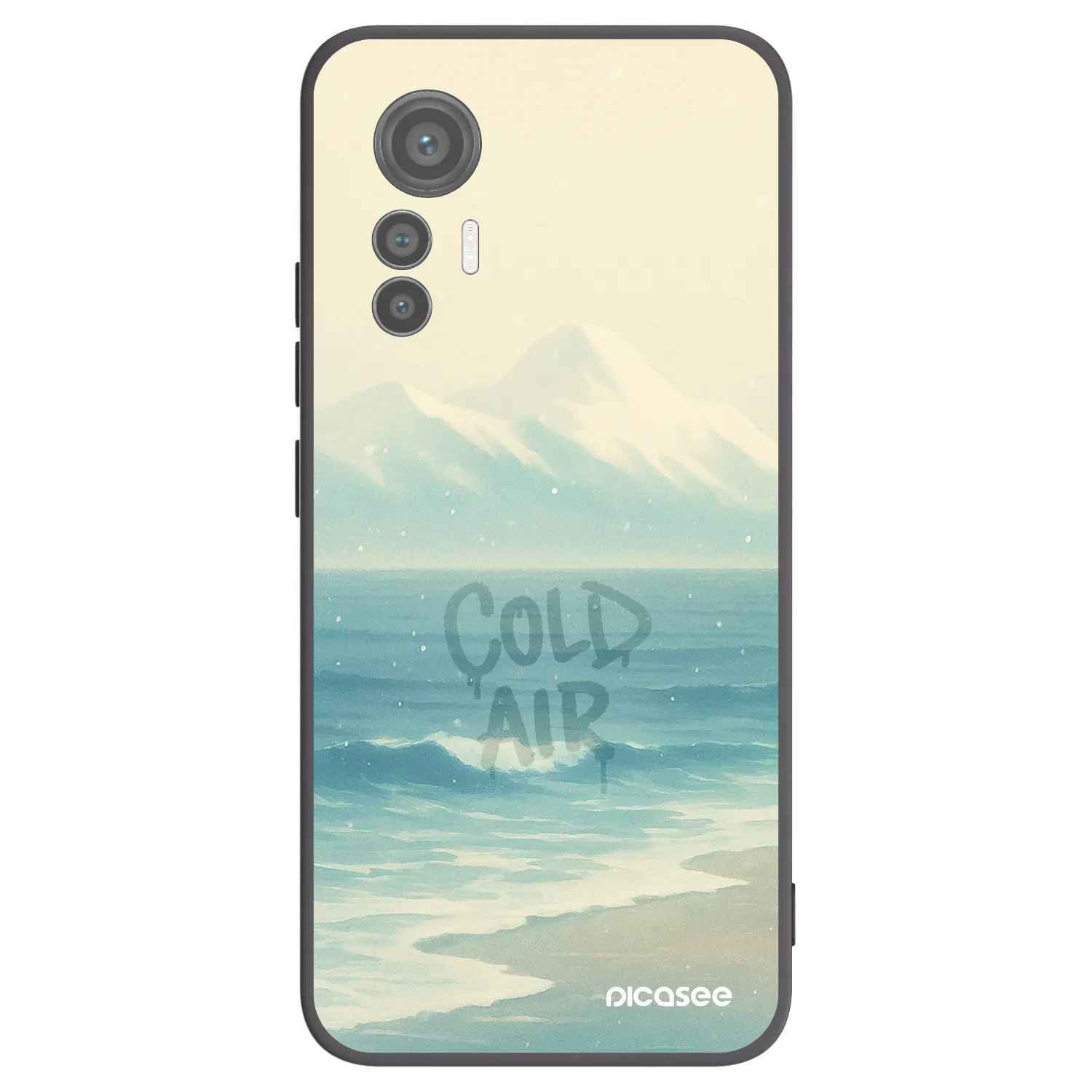 Picasee silikónový čierny obal pre Xiaomi 12 Lite - COLD AIR