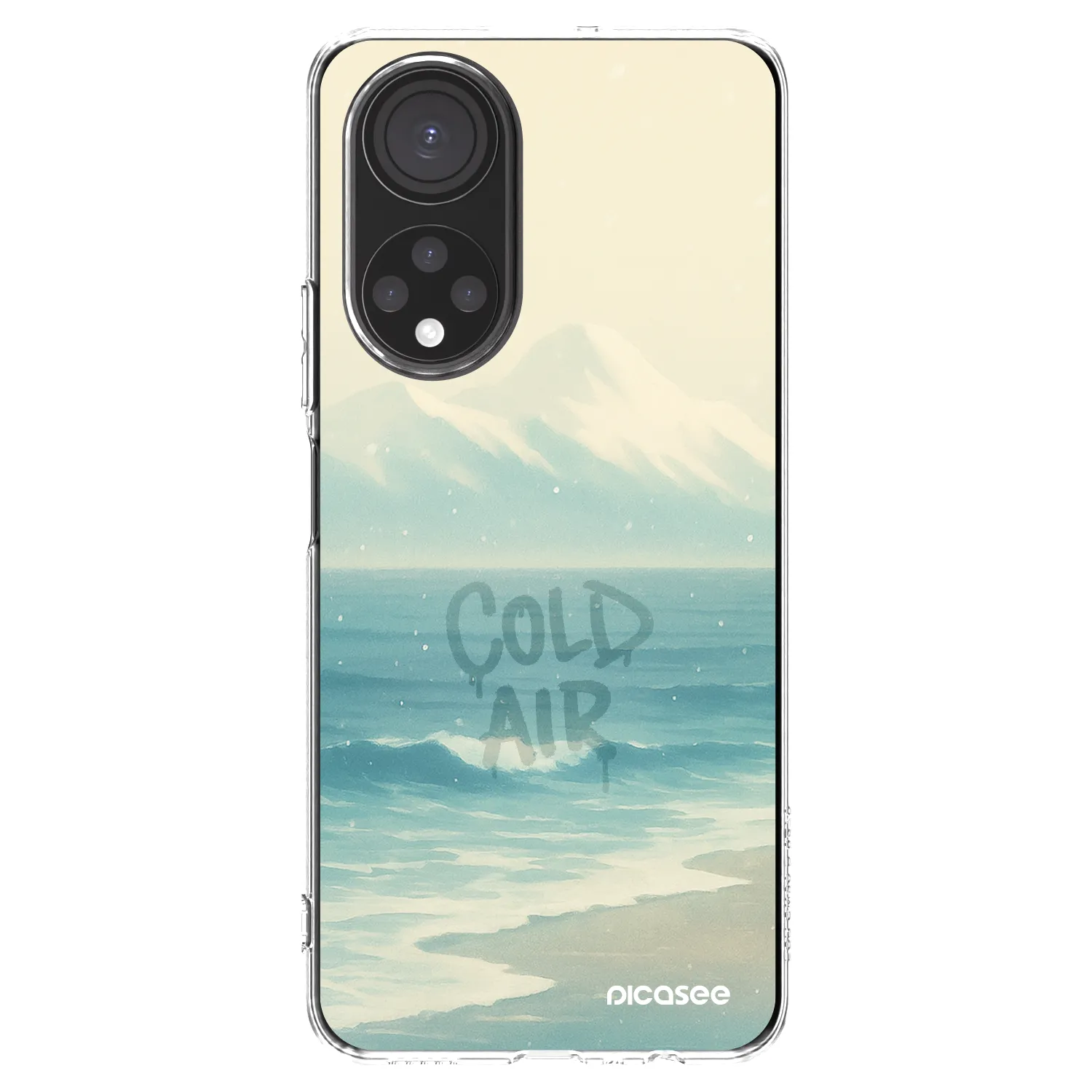 Picasee silikónový prehľadný obal pre Honor X7 - COLD AIR