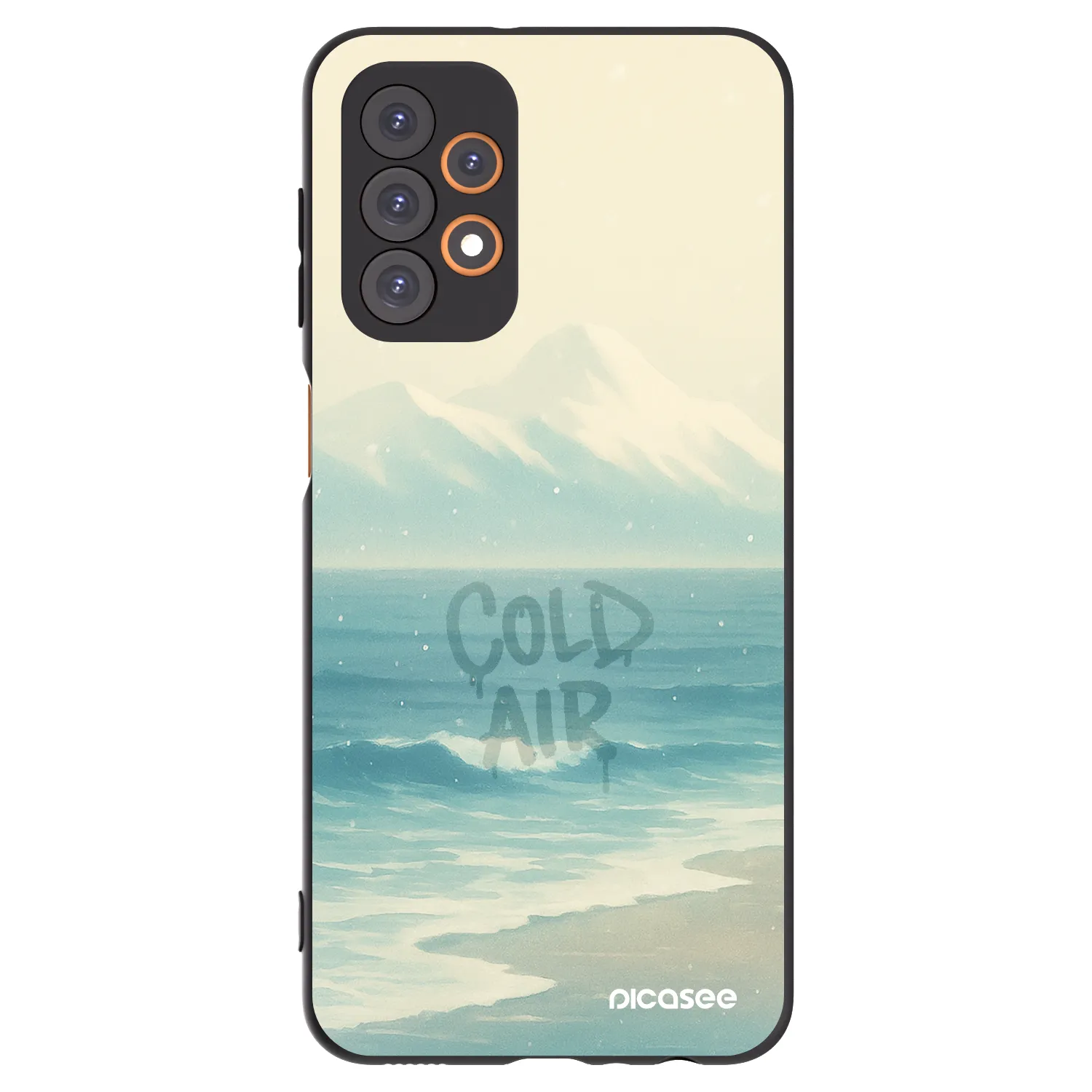 Picasee silikónový čierny obal pre Samsung Galaxy A23 A235F 4G - COLD AIR