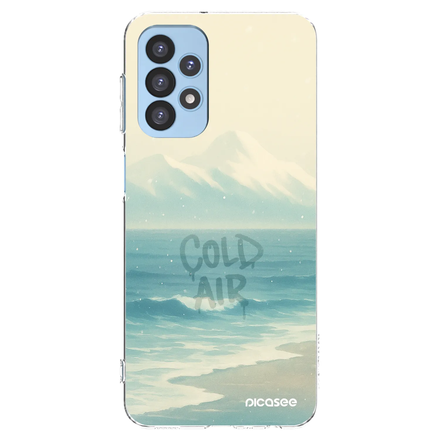 Picasee silikónový prehľadný obal pre Samsung Galaxy A23 A235F 4G - COLD AIR
