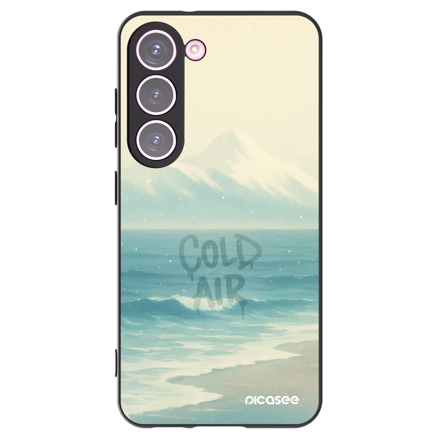 Silikónový čierny obal pre Samsung Galaxy S23 5G - COLD AIR