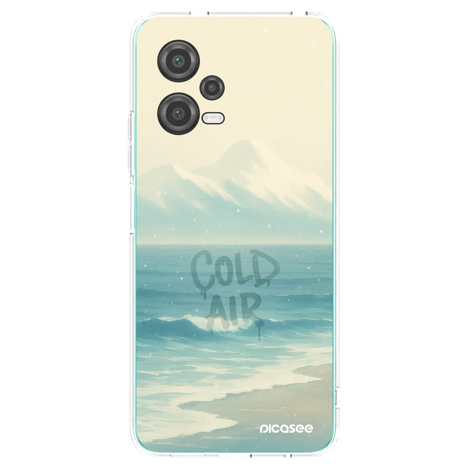 Picasee silikónový prehľadný obal pre Xiaomi Poco X5 - COLD AIR
