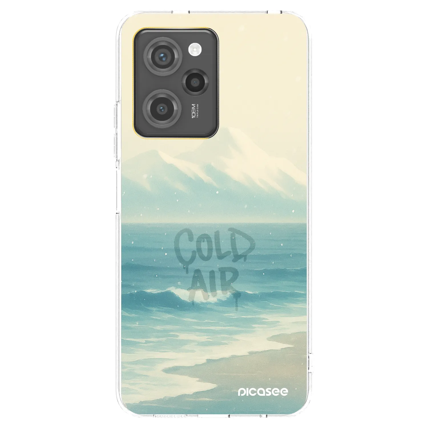 Picasee silikónový prehľadný obal pre Xiaomi Poco X5 Pro - COLD AIR