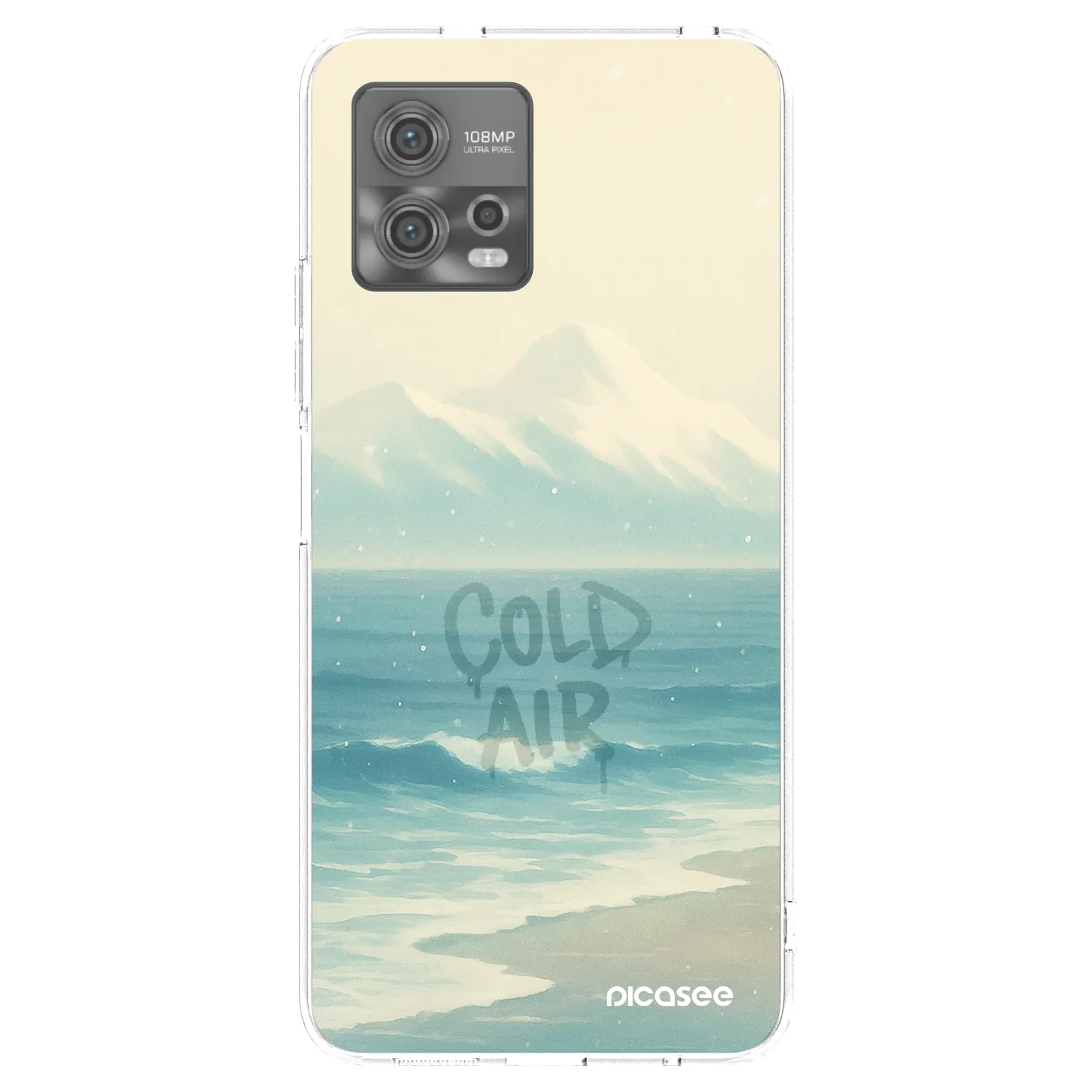 Picasee silikónový prehľadný obal pre Motorola Moto G72 - COLD AIR