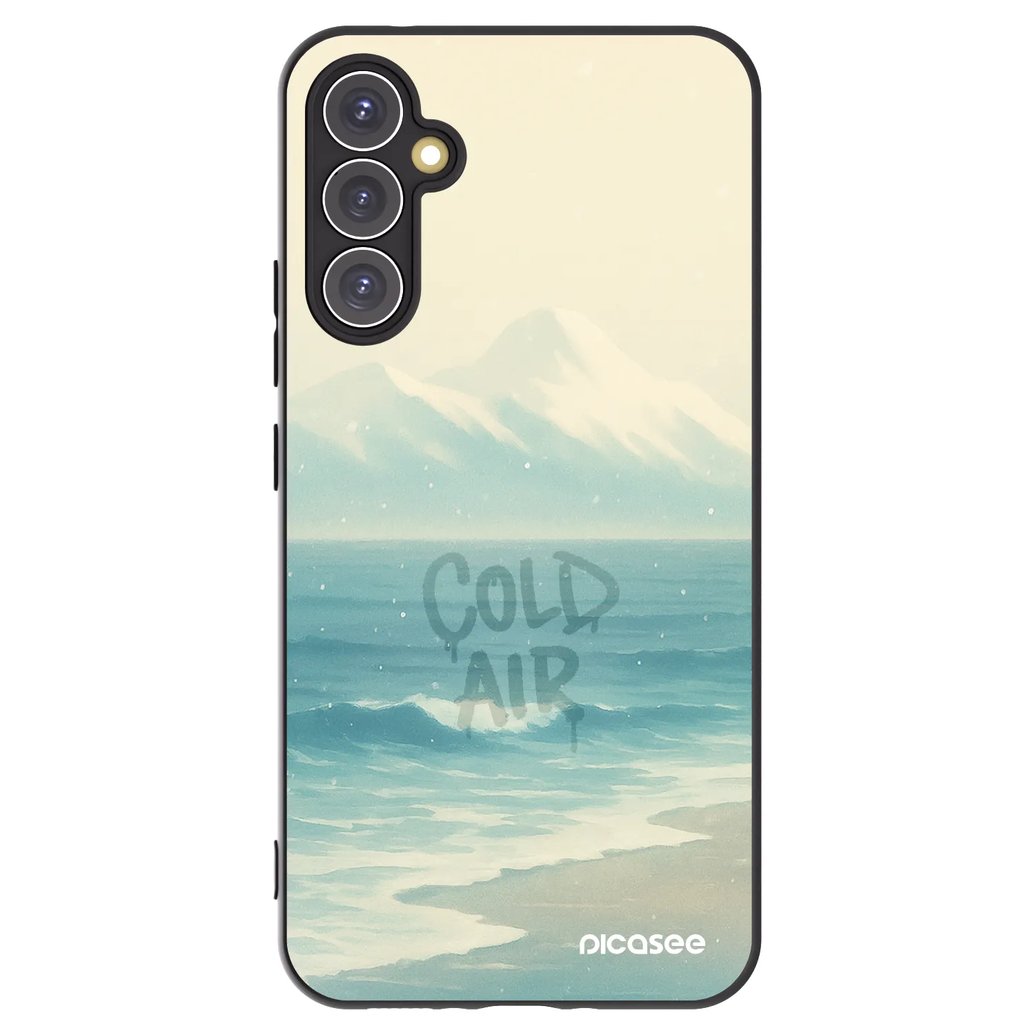 Picasee silikónový čierny obal pre Samsung Galaxy A34 5G A346B - COLD AIR