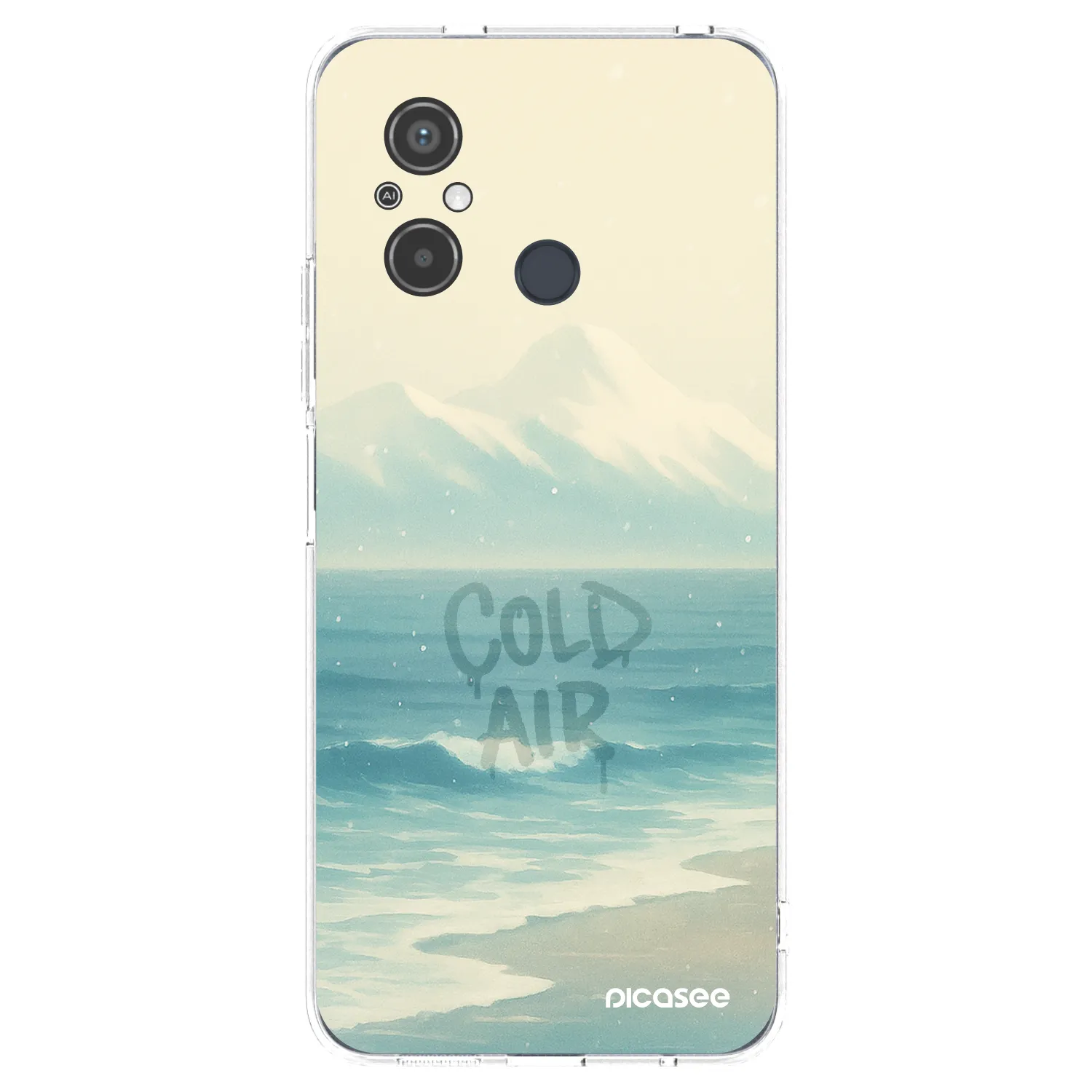 Picasee silikónový prehľadný obal pre Xiaomi Redmi 12C - COLD AIR