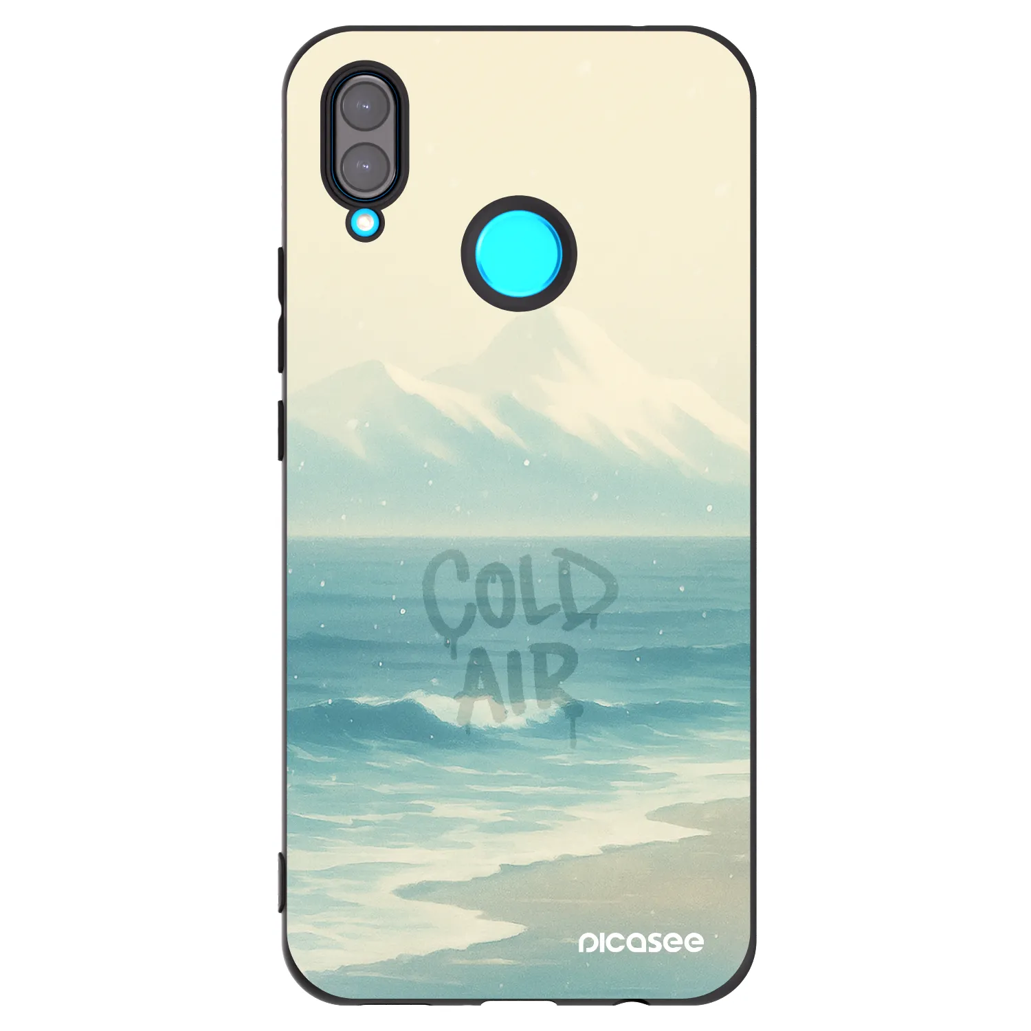 Picasee silikónový čierny obal pre Huawei Nova 3 - COLD AIR