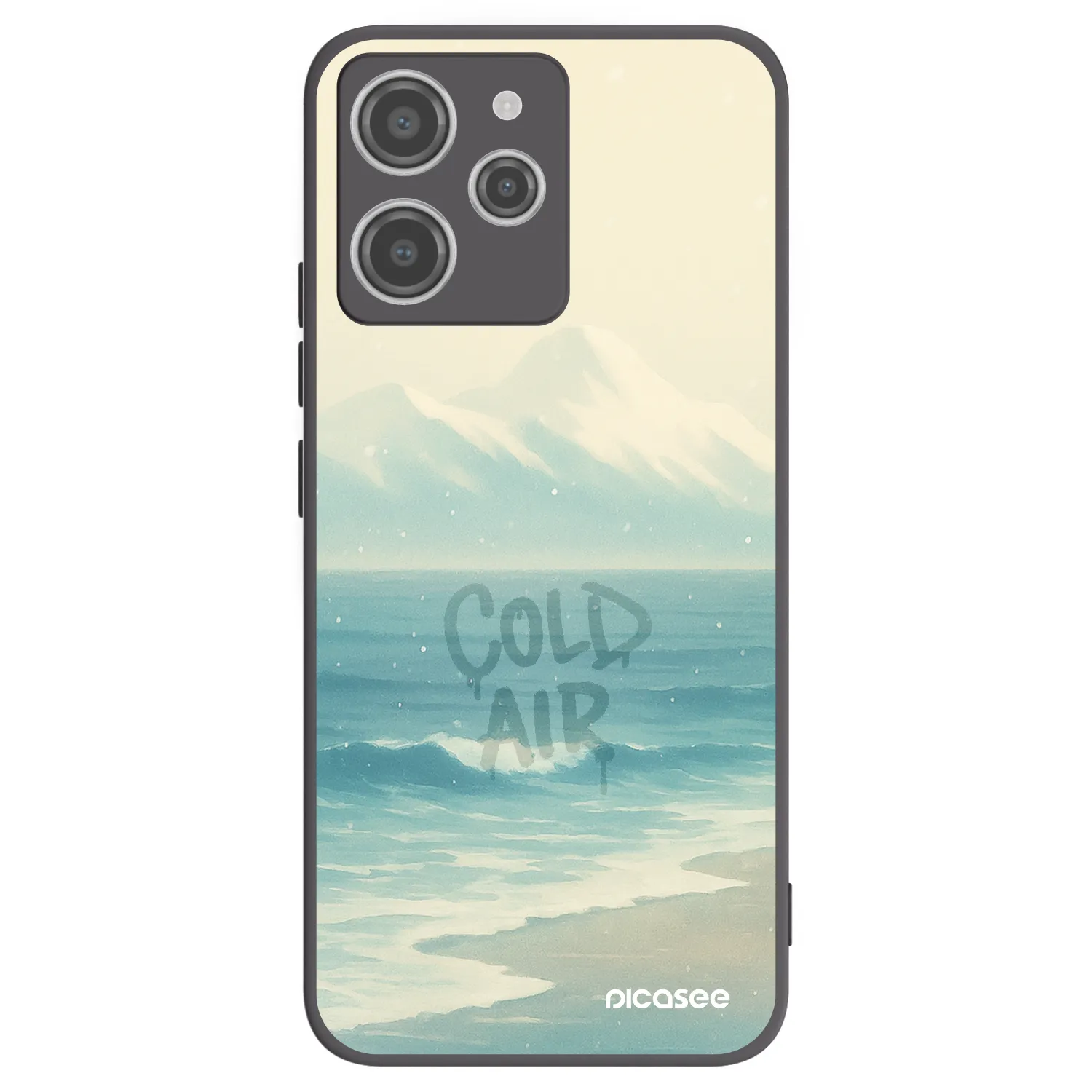 Silikónový čierny obal pre Xiaomi Redmi 12 4G - COLD AIR