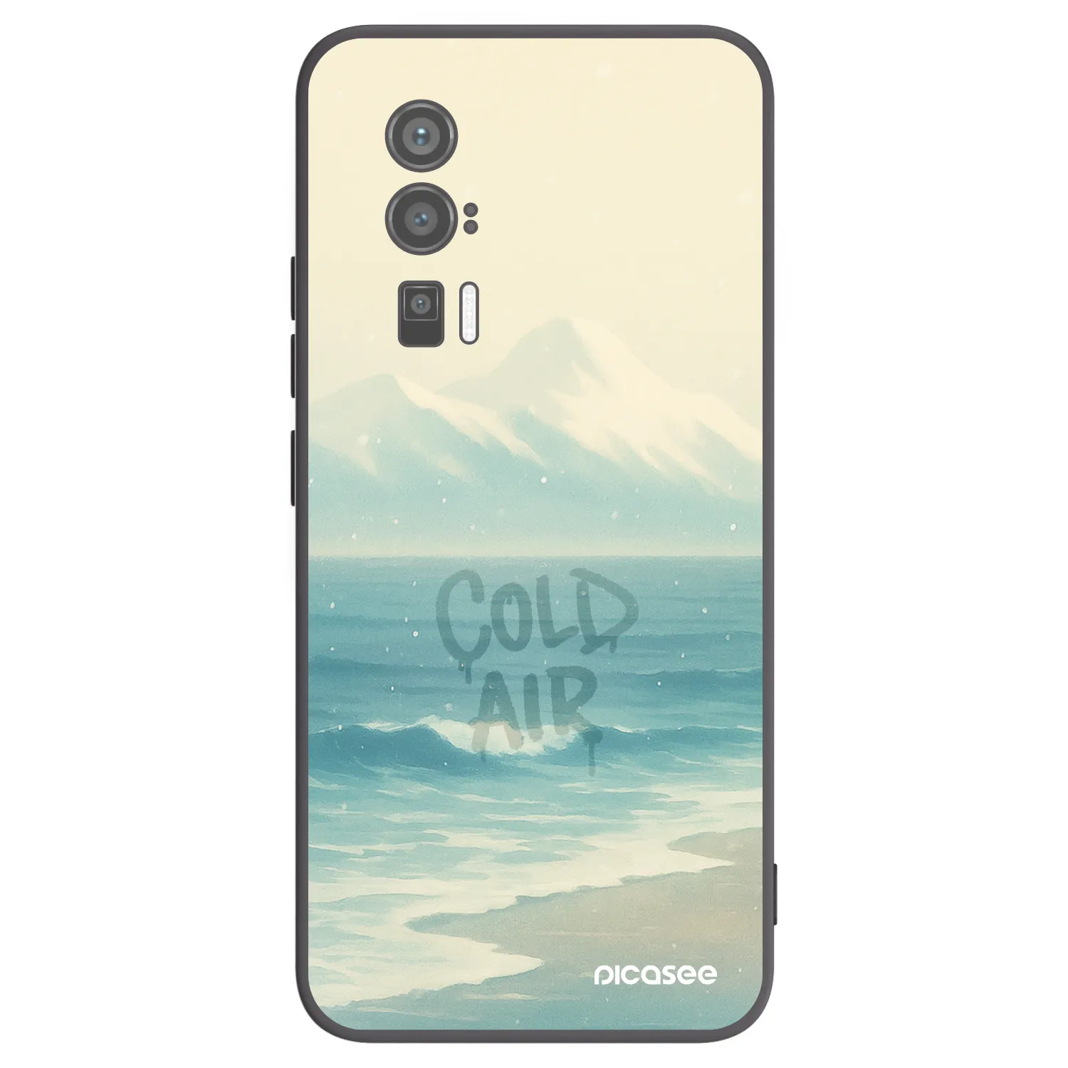 Picasee silikónový čierny obal pre Xiaomi Poco F5 Pro 5G - COLD AIR