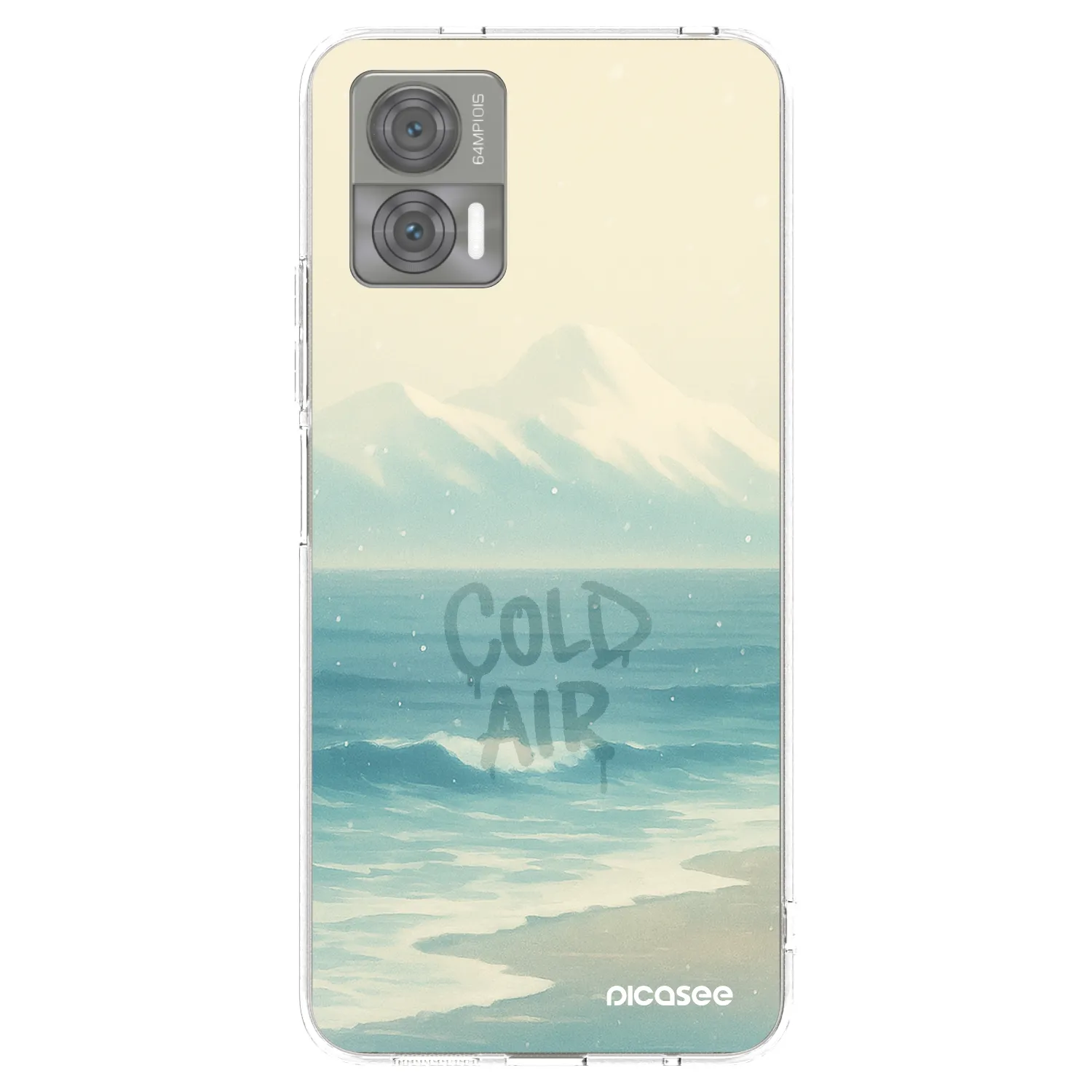 Picasee silikónový prehľadný obal pre Motorola Edge 30 Neo - COLD AIR