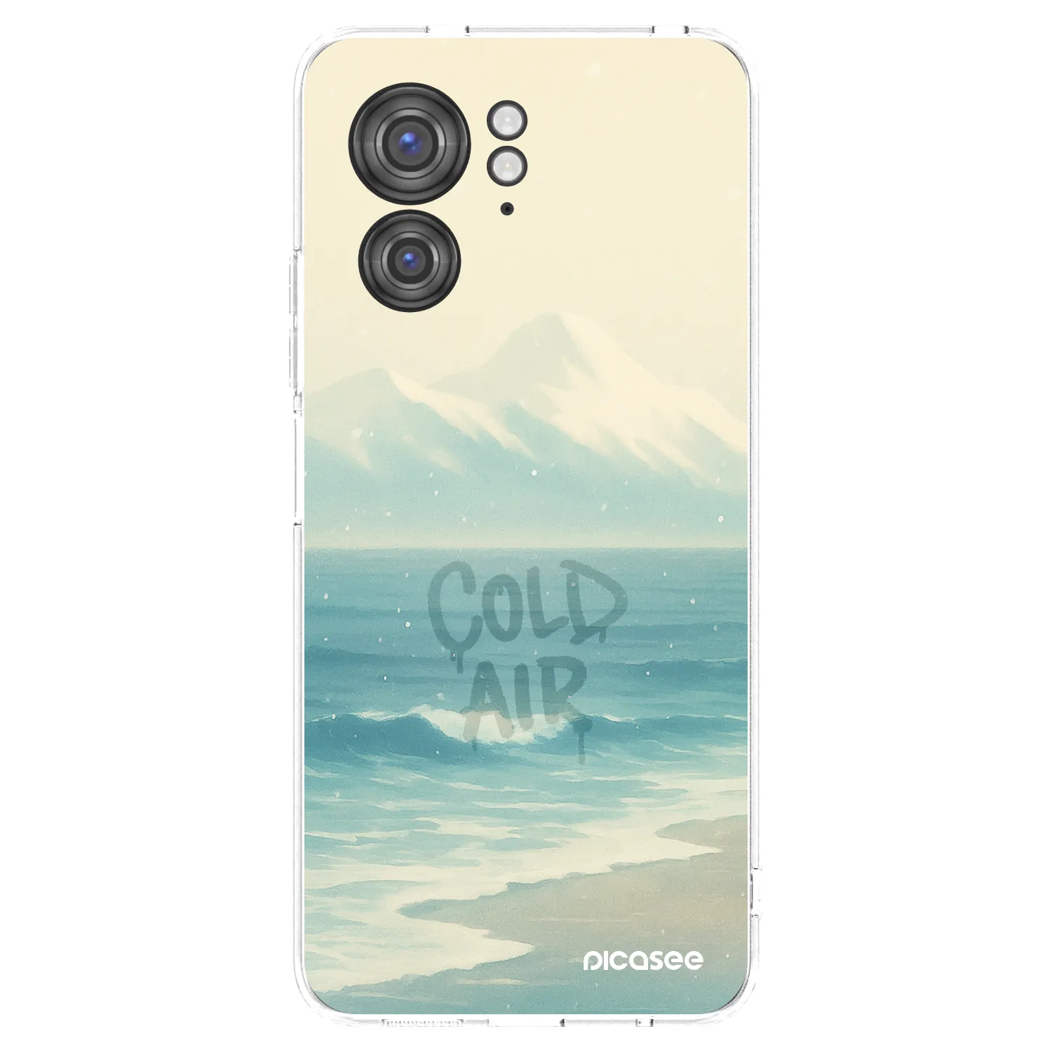 Picasee silikónový prehľadný obal pre Motorola Edge 40 - COLD AIR