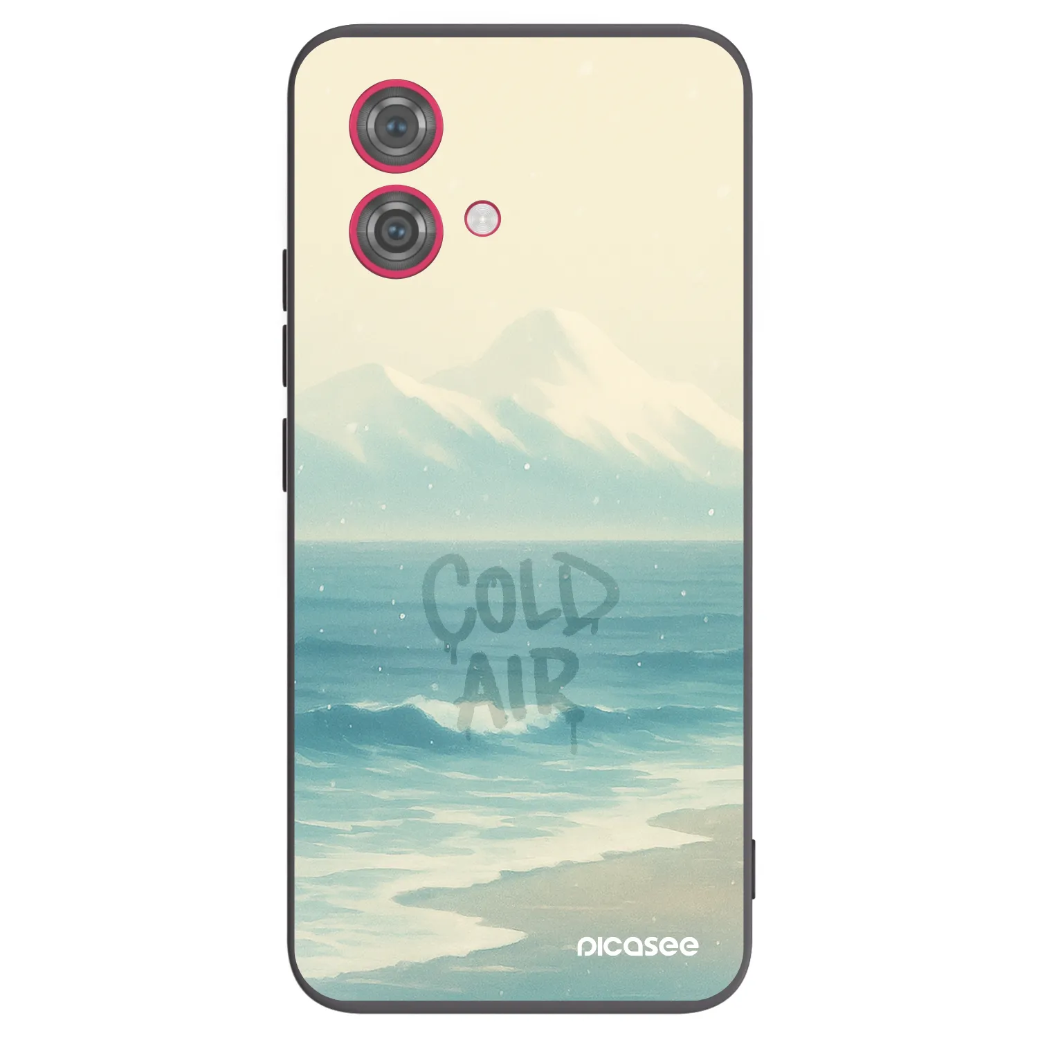 Picasee silikónový čierny obal pre Motorola Moto G84 5G - COLD AIR